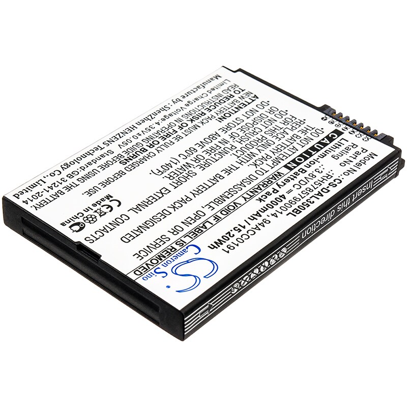Batteri til strekkodeskanner for Datalogic BTDL35, Memor 10, DM88