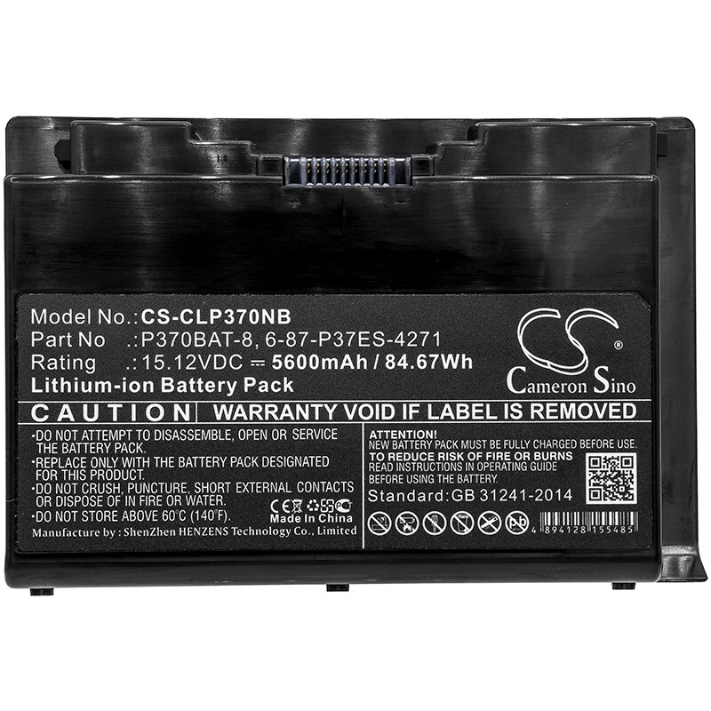 Batteri til bærbar PC for Schenker XMG W505, XMG P724, XMG W724 og andre.