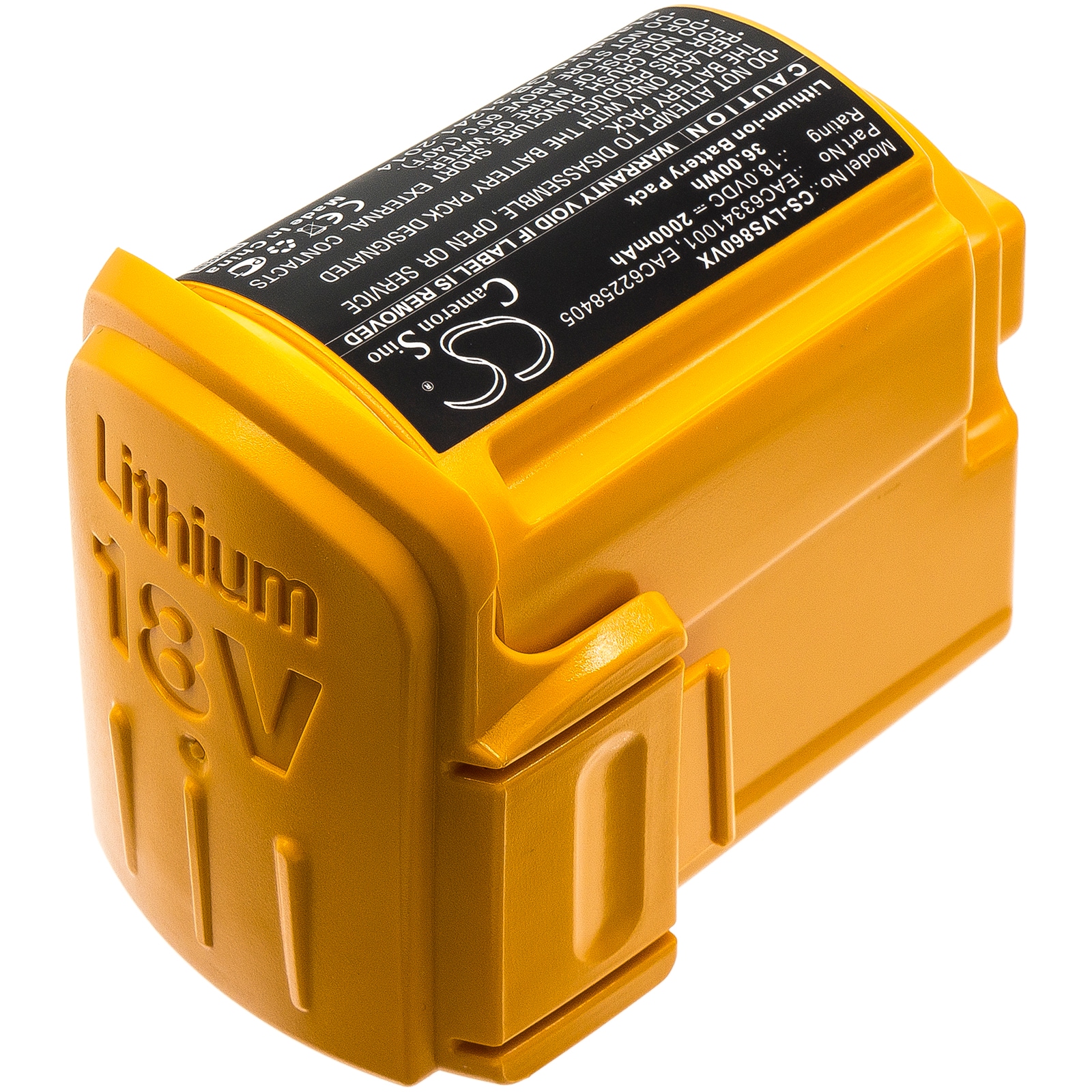 Batteri for vakuum for LG LG VS8603SWM, VS8707SWM, VS8605SWM og andre.