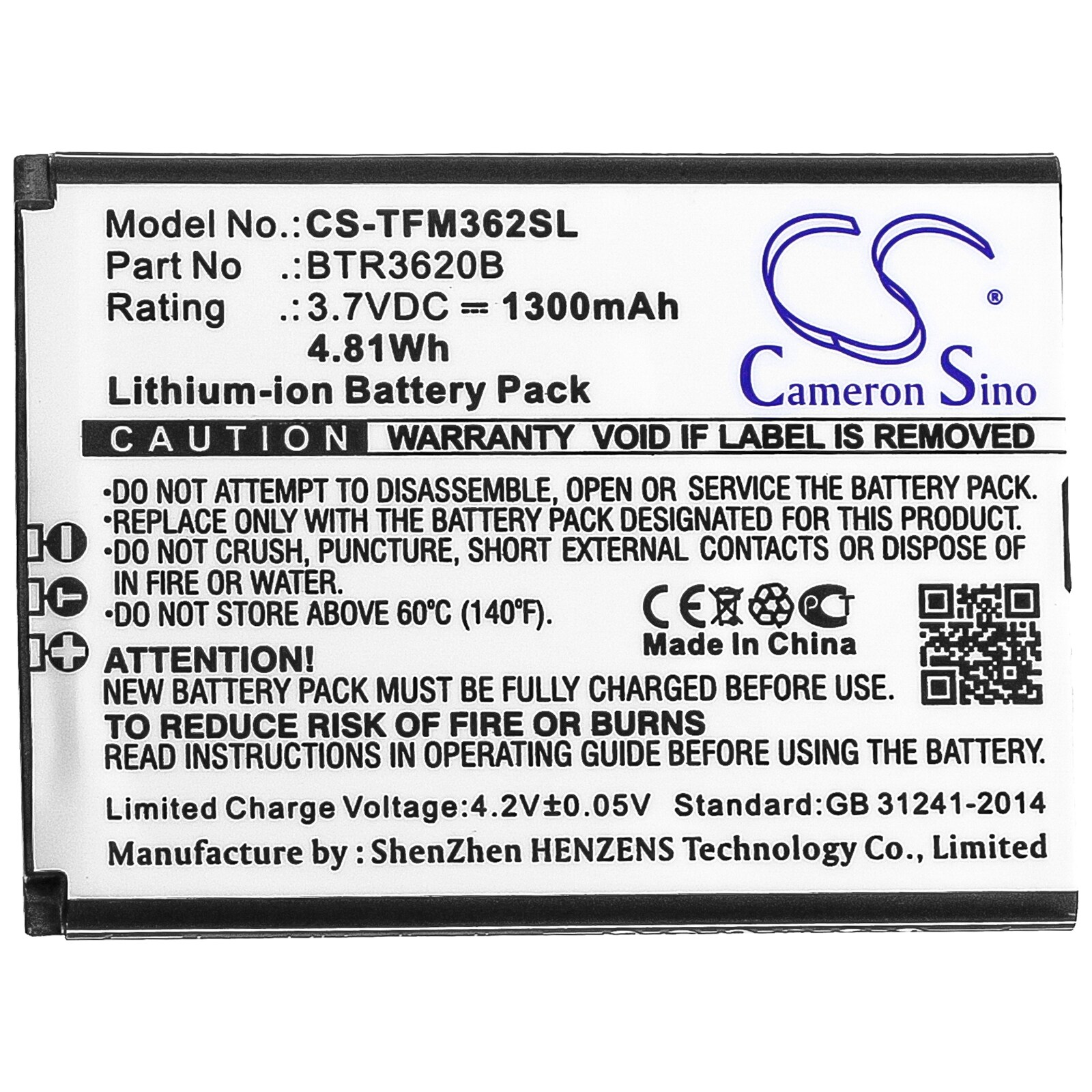 Batteri for SmartPhone, Mobil for Cingular 3G Flip M3620