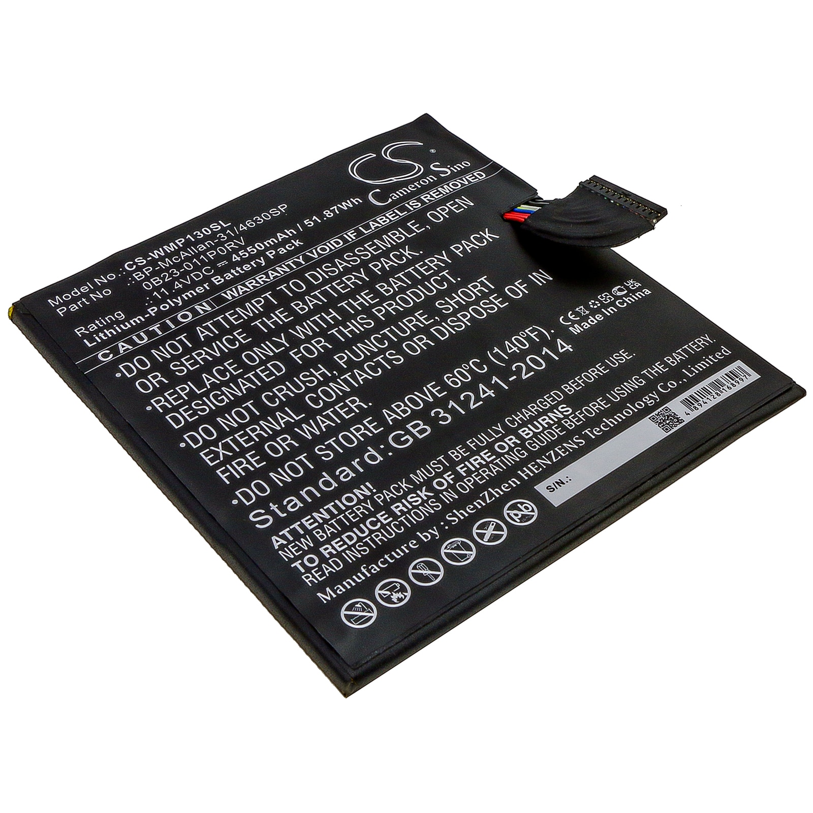Nettbrettbatteri for Wacom MobileStudio Pro 12, MobileStudio Pro 13