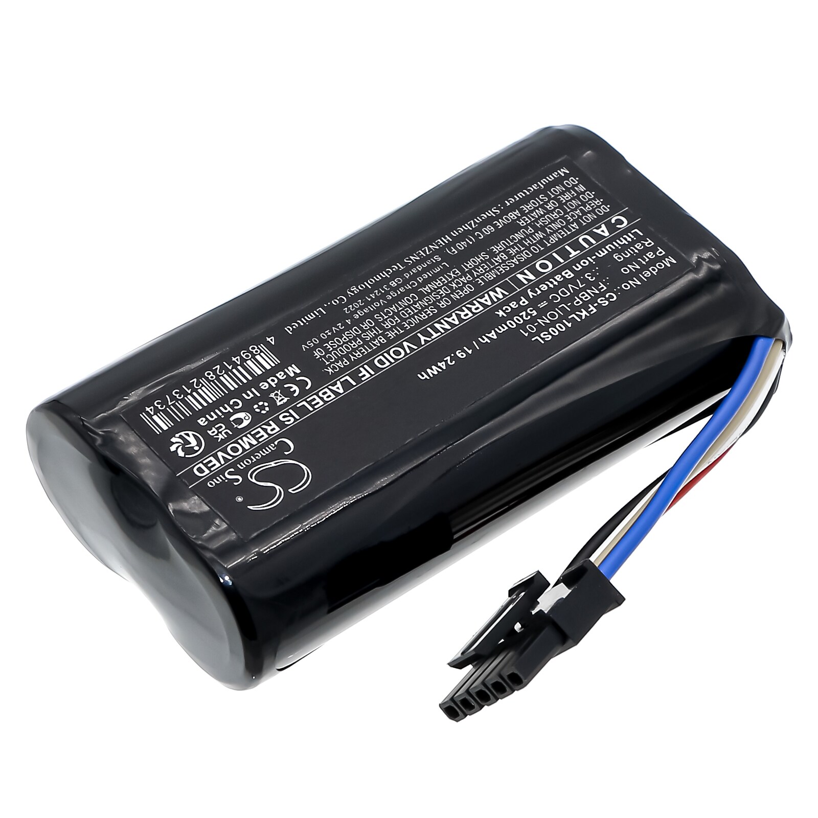 Batteri for test, undersøkelse, utstyr for Fluke LIQ-100, LIQ-100-IE, LinkIQ og andre