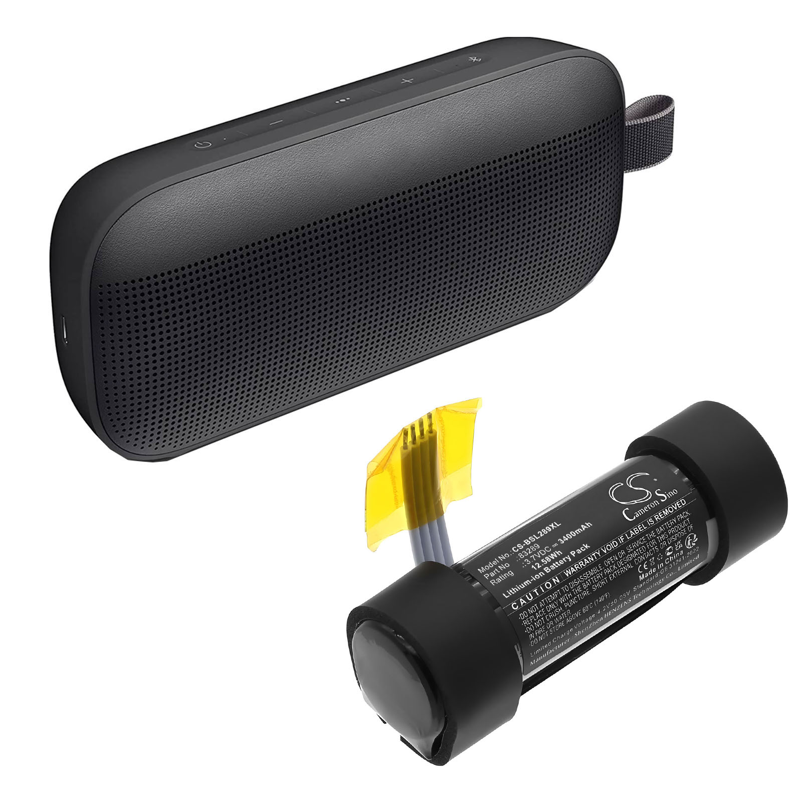 Batteri til høyttaler for Bose SoundLink Flex