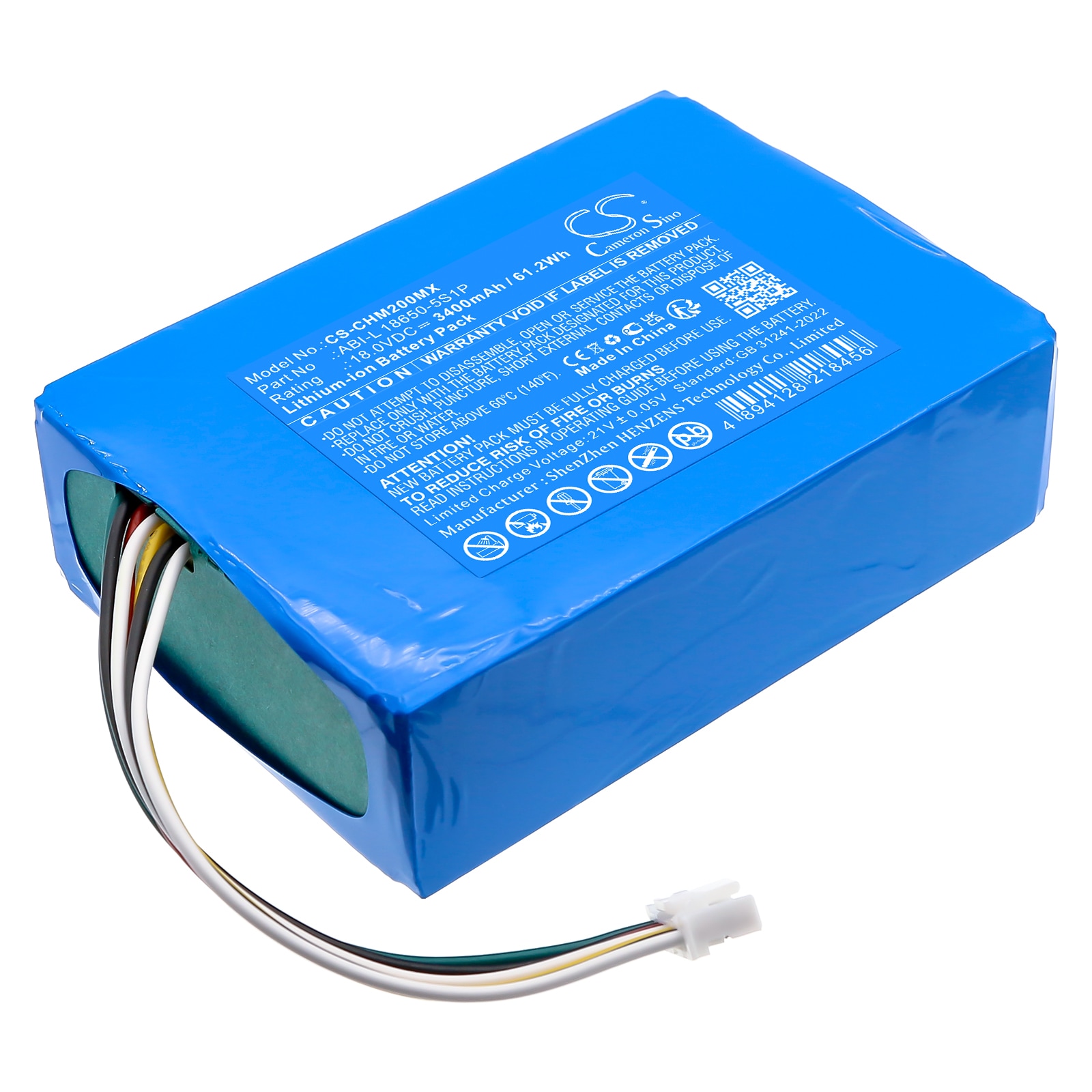 Batteri for medisinsk for Chattanooga Intelect Legend 2 Ultrasound og andre