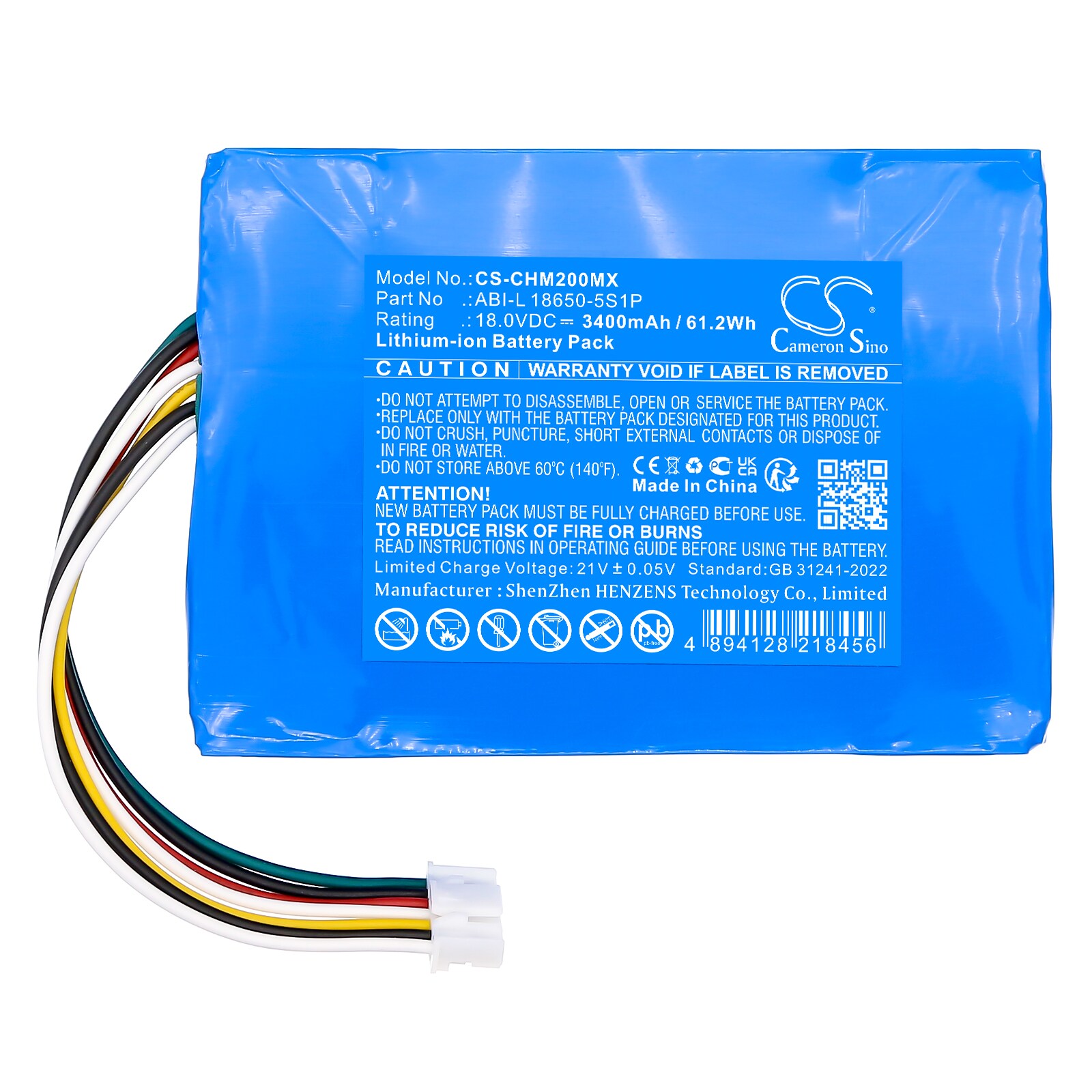Batteri for medisinsk for Chattanooga Intelect Legend 2 Ultrasound og andre
