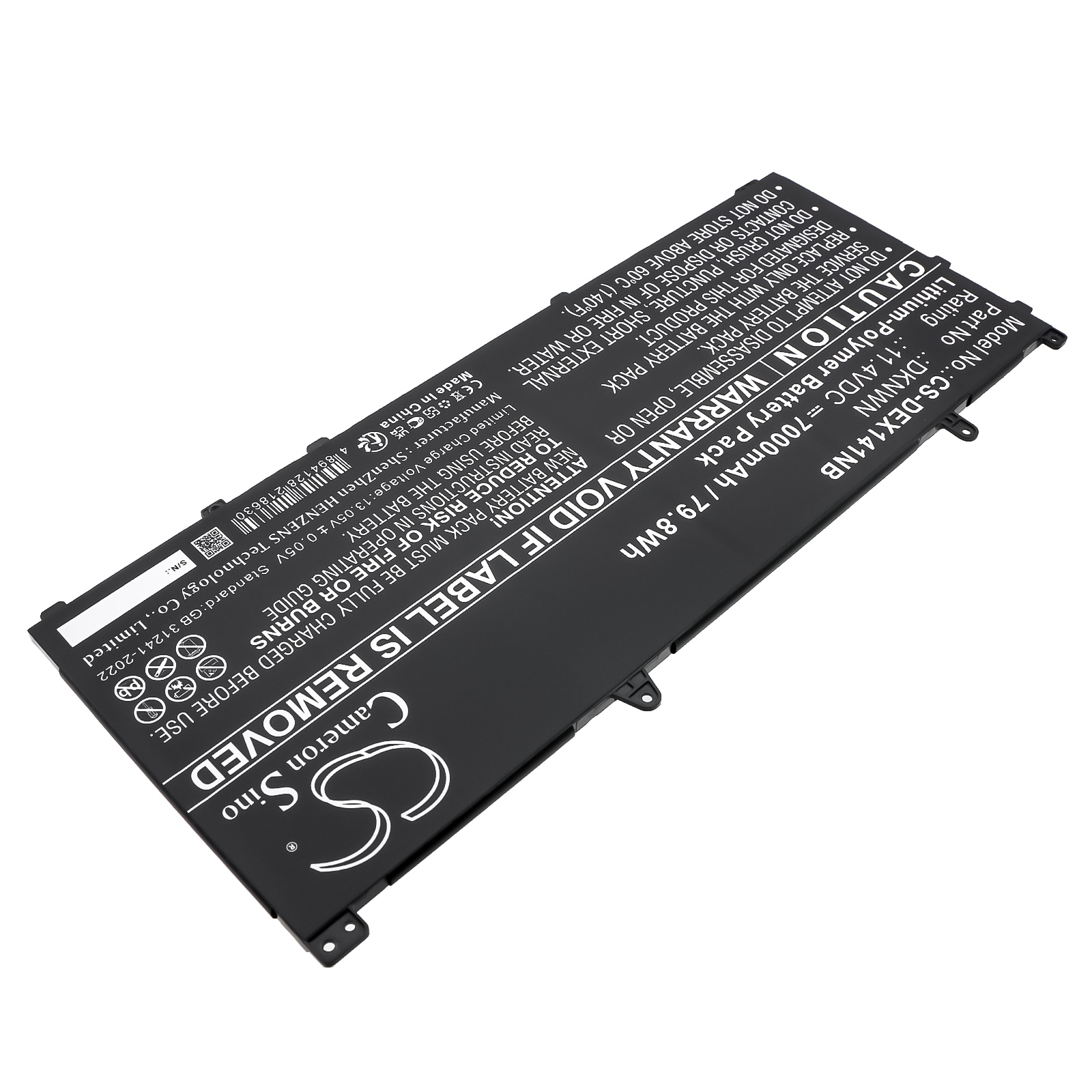 Batteri til bærbar PC for Dell Alienware X14 R1, Alienware X14 R2