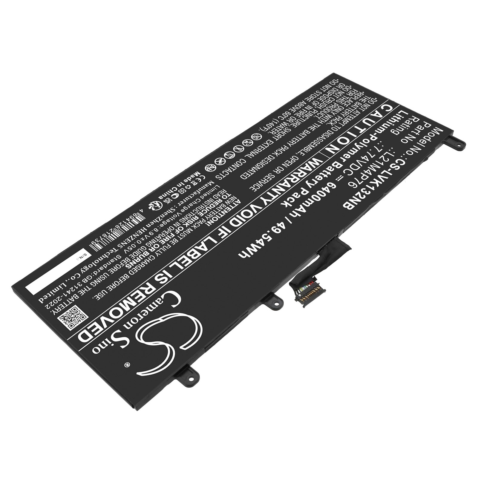 Batteri til bærbar PC for Lenovo ThinkPad X13S GEN 1-21BX000EHV og andre.