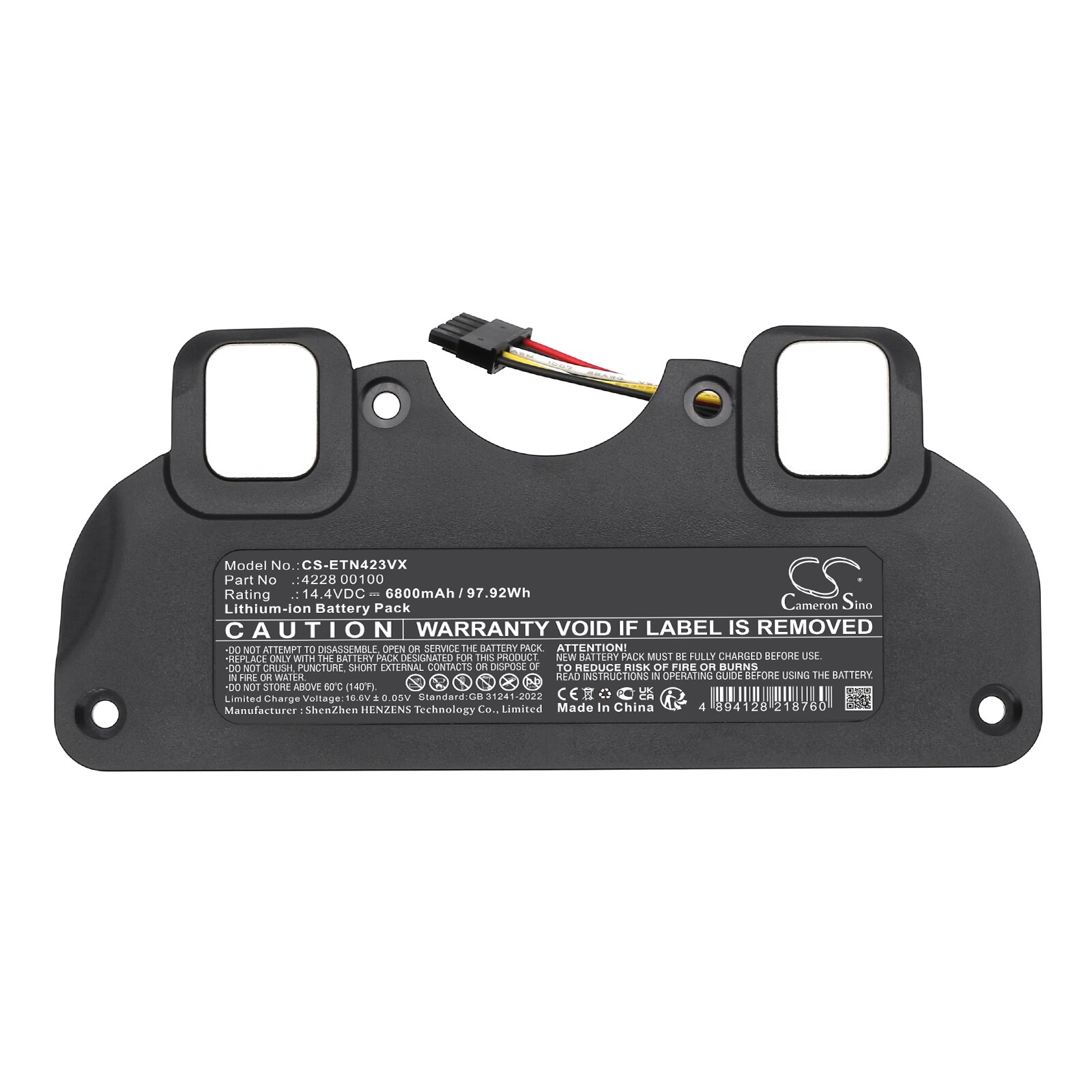 Batteri for vakuum til ETA 4228 Navaggio Profi