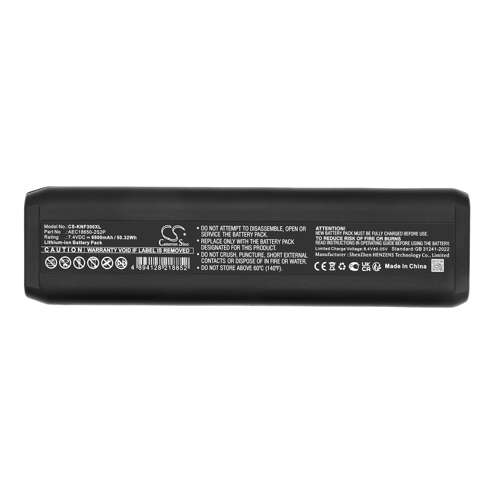Batteri for kommunikasjon og konferanse for Konftel 300M, 300MX, 300W og andre.