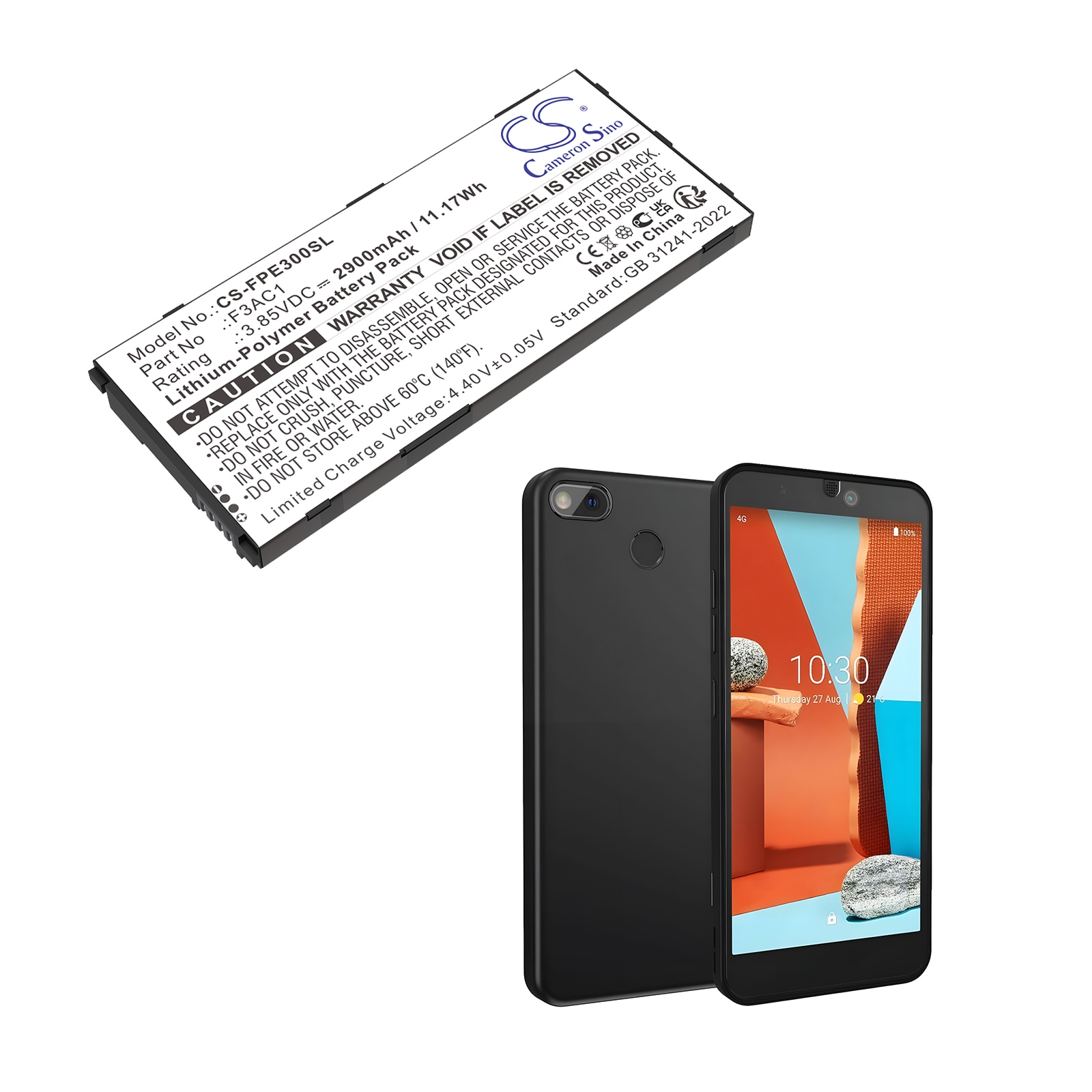 Batteri til SmartPhone, Mobil til Fairphone Fairphone 3, Fairphone 3+