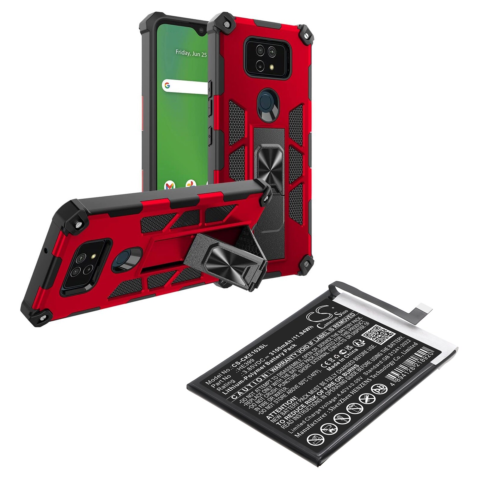 Batteri for smarttelefon, mobil for Cricket EC1002, Ovation 2