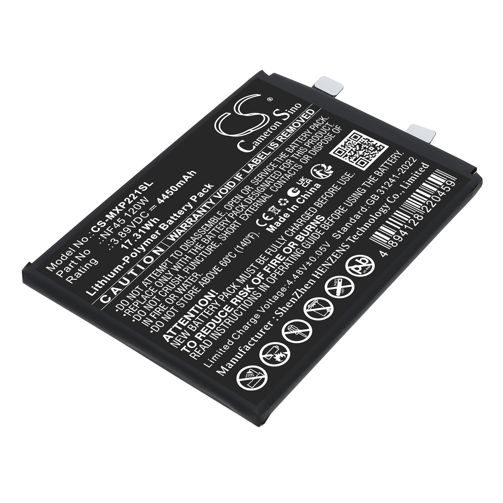 Batteri for SmartPhone, Mobil for Motorola Edge 30 Ultra (120W), Moto X30 Pro (120W) og andre.