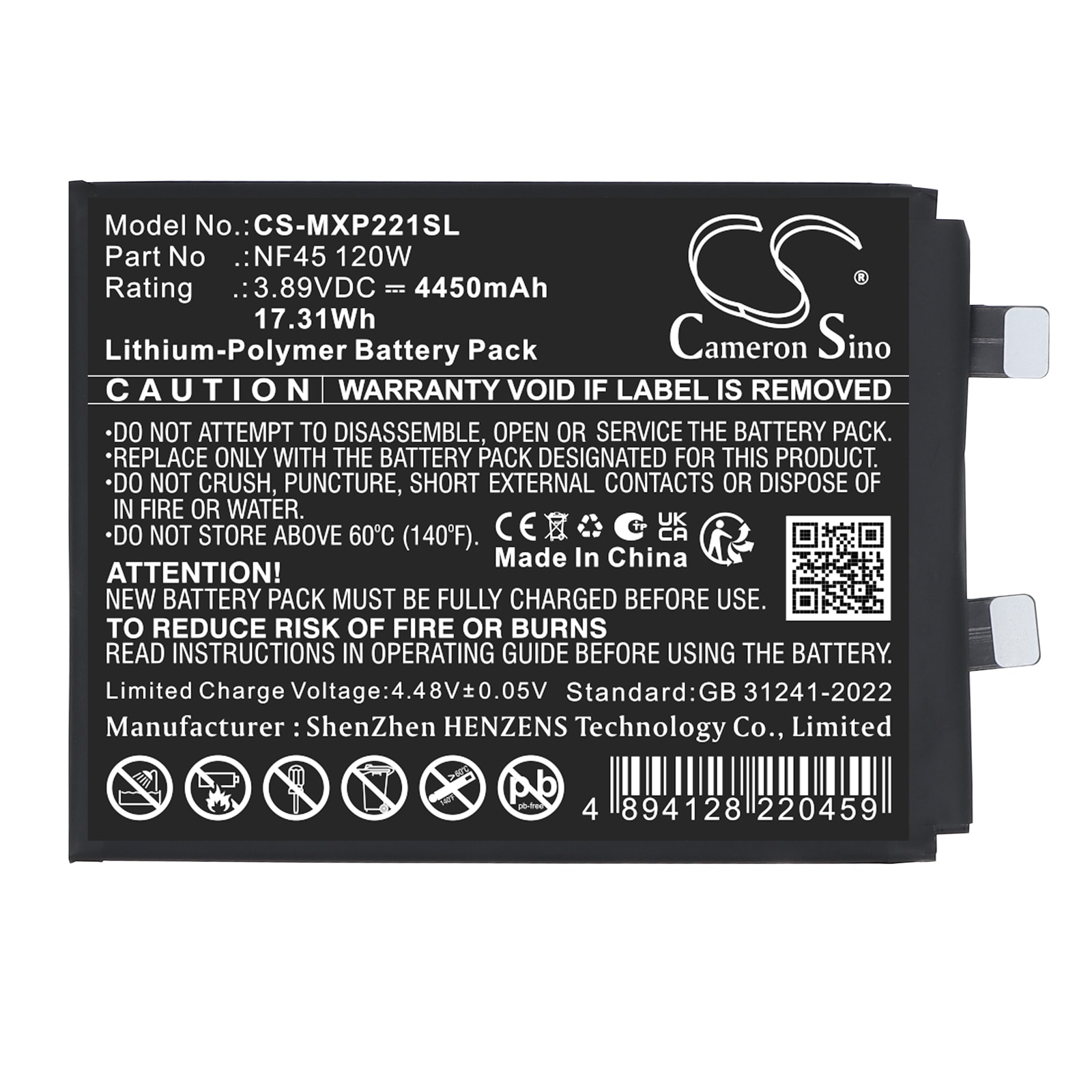 Batteri for SmartPhone, Mobil for Motorola Edge 30 Ultra (120W), Moto X30 Pro (120W) og andre.