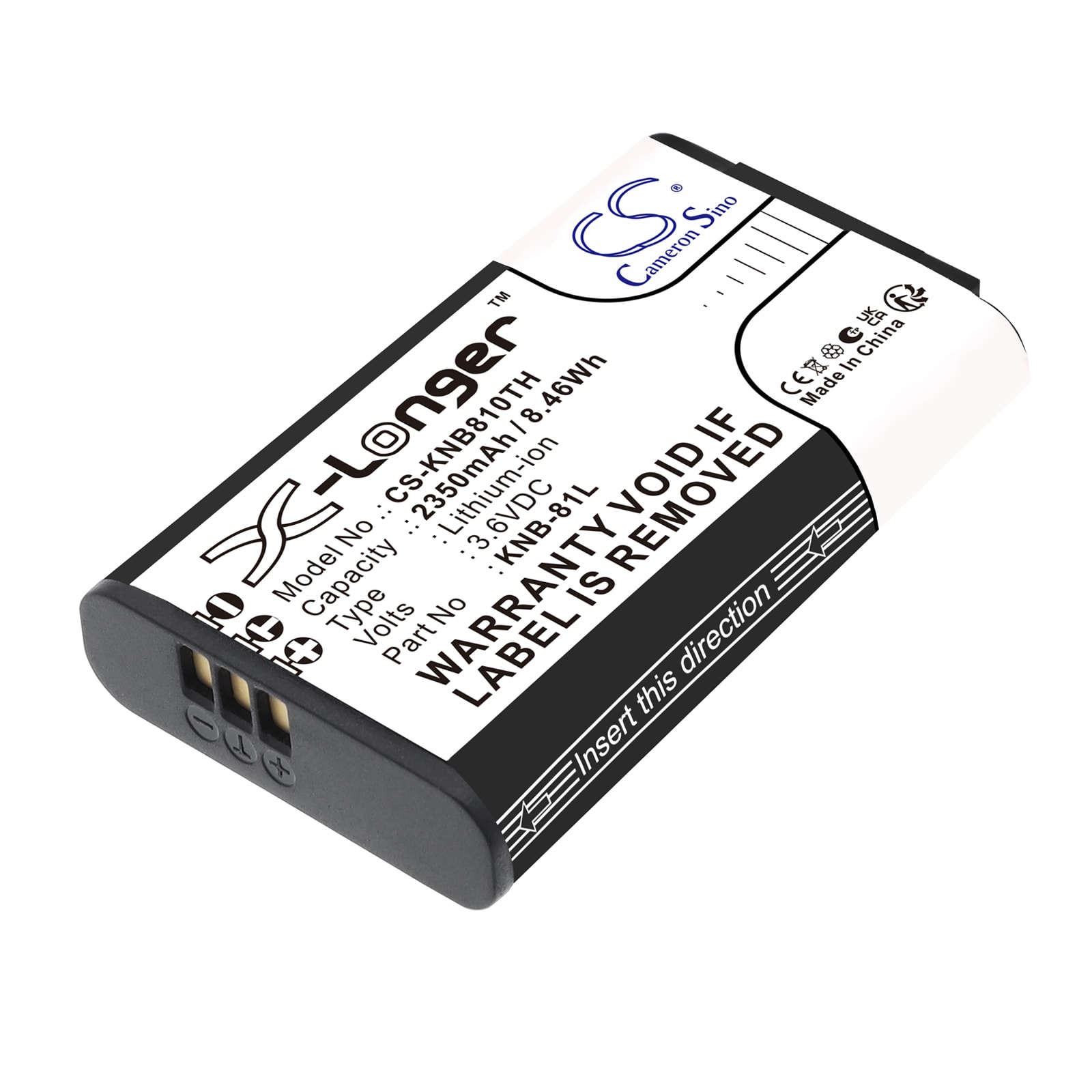 Batteri for Toveis-radio for Kenwood NX-P500, PKT-300, TK-3601D