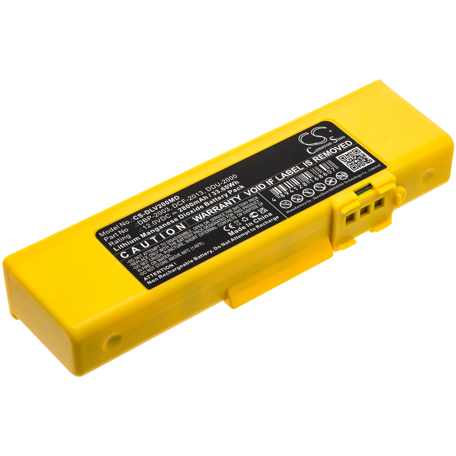 Batteri for medisinsk utstyr til Defibtech Lifeline View, Lifeline ECG, Lifeline Pro AED