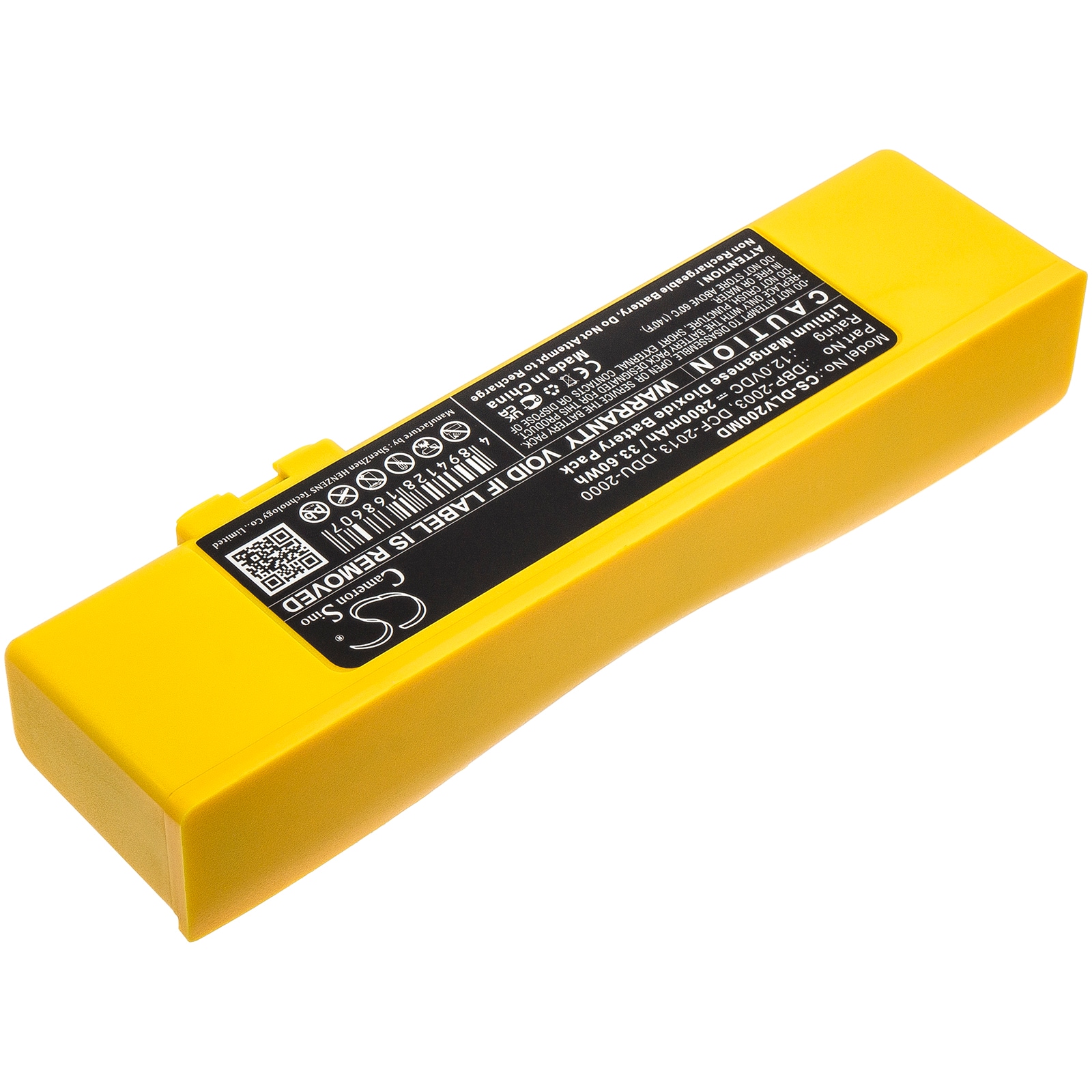 Batteri for medisinsk utstyr til Defibtech Lifeline View, Lifeline ECG, Lifeline Pro AED