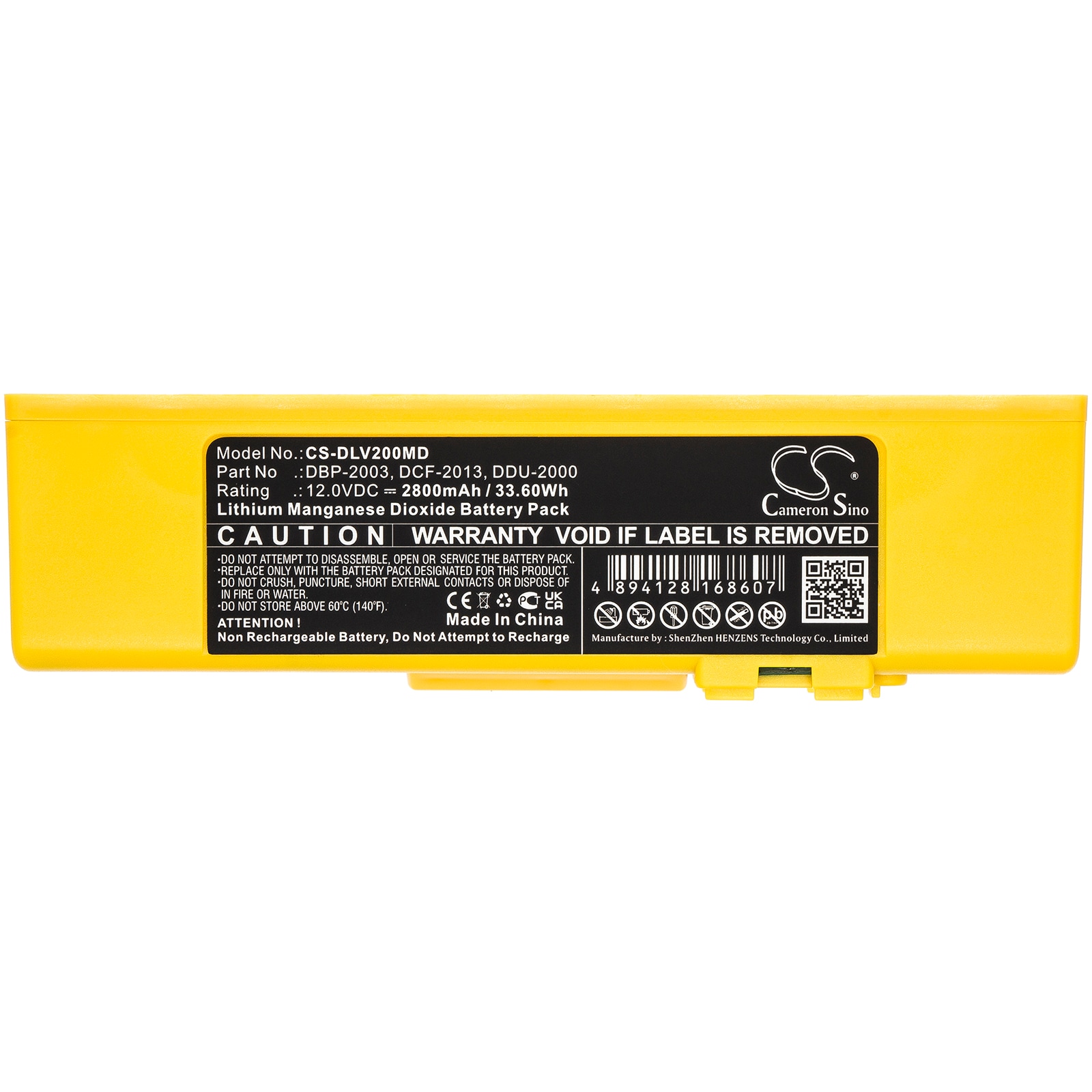 Batteri for medisinsk utstyr til Defibtech Lifeline View, Lifeline ECG, Lifeline Pro AED
