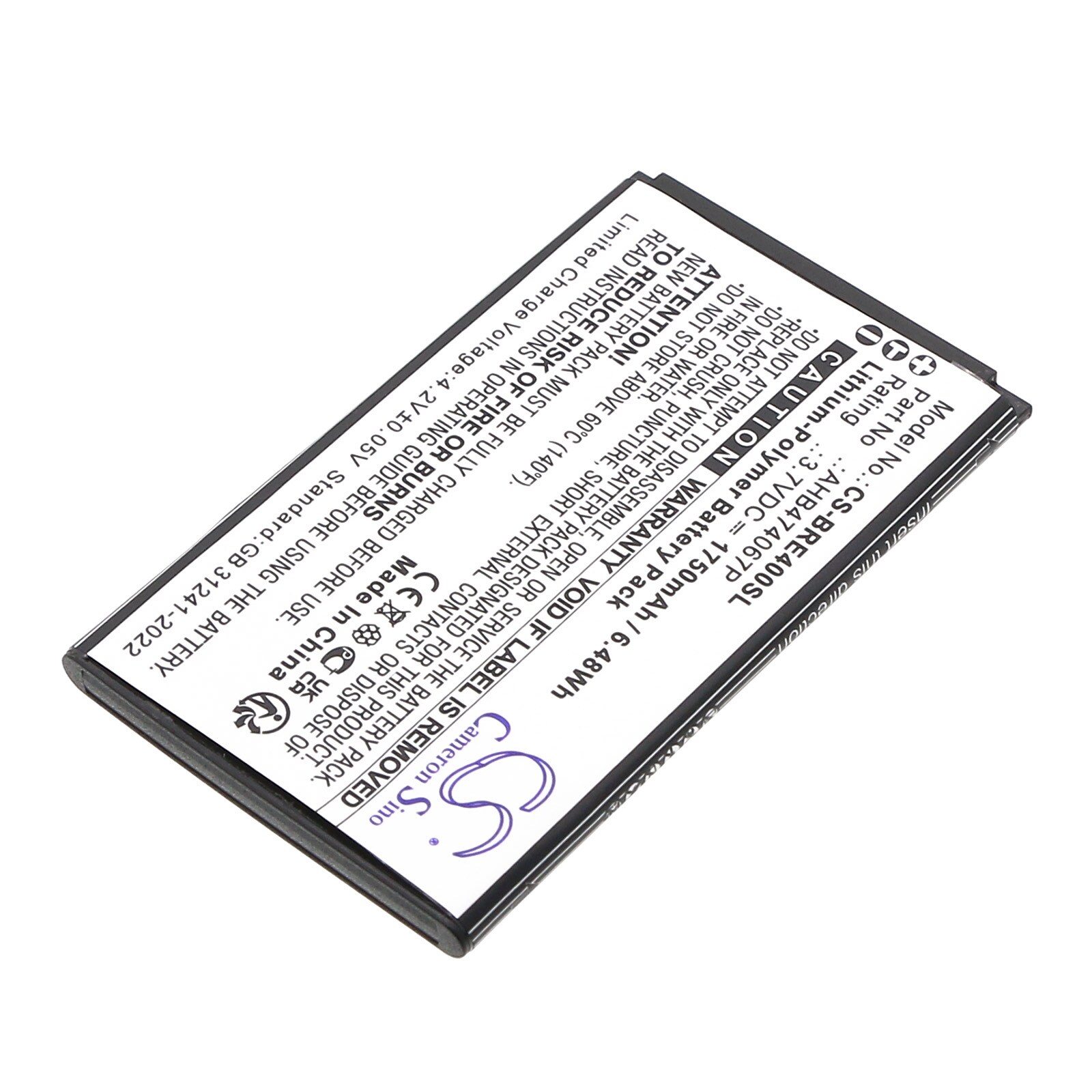 Batteri til mobiltelefon, smarttelefon for Brondi ENERGY 4G