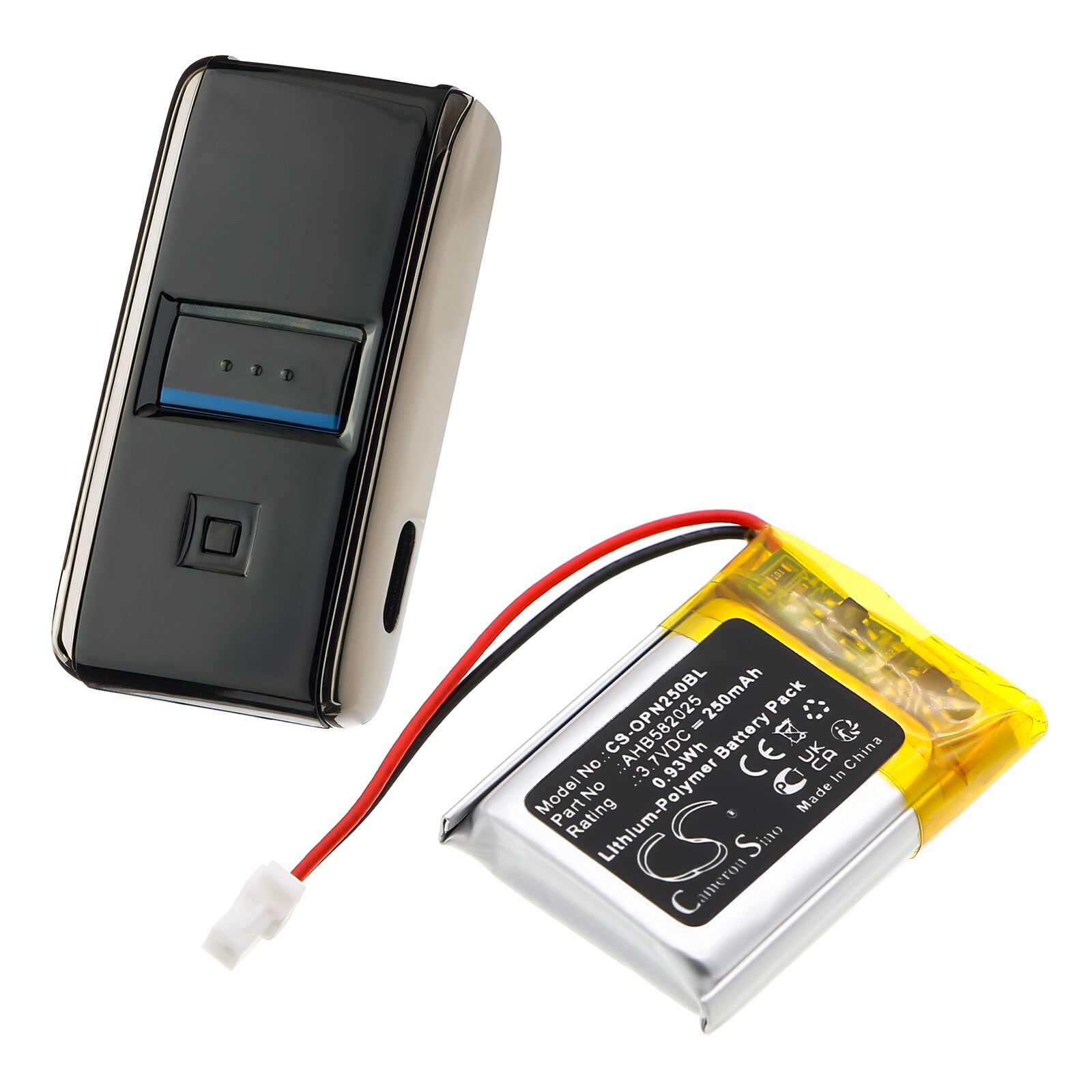 Batteri til strekkodeleser for Opticon 15101, OPN-2500
