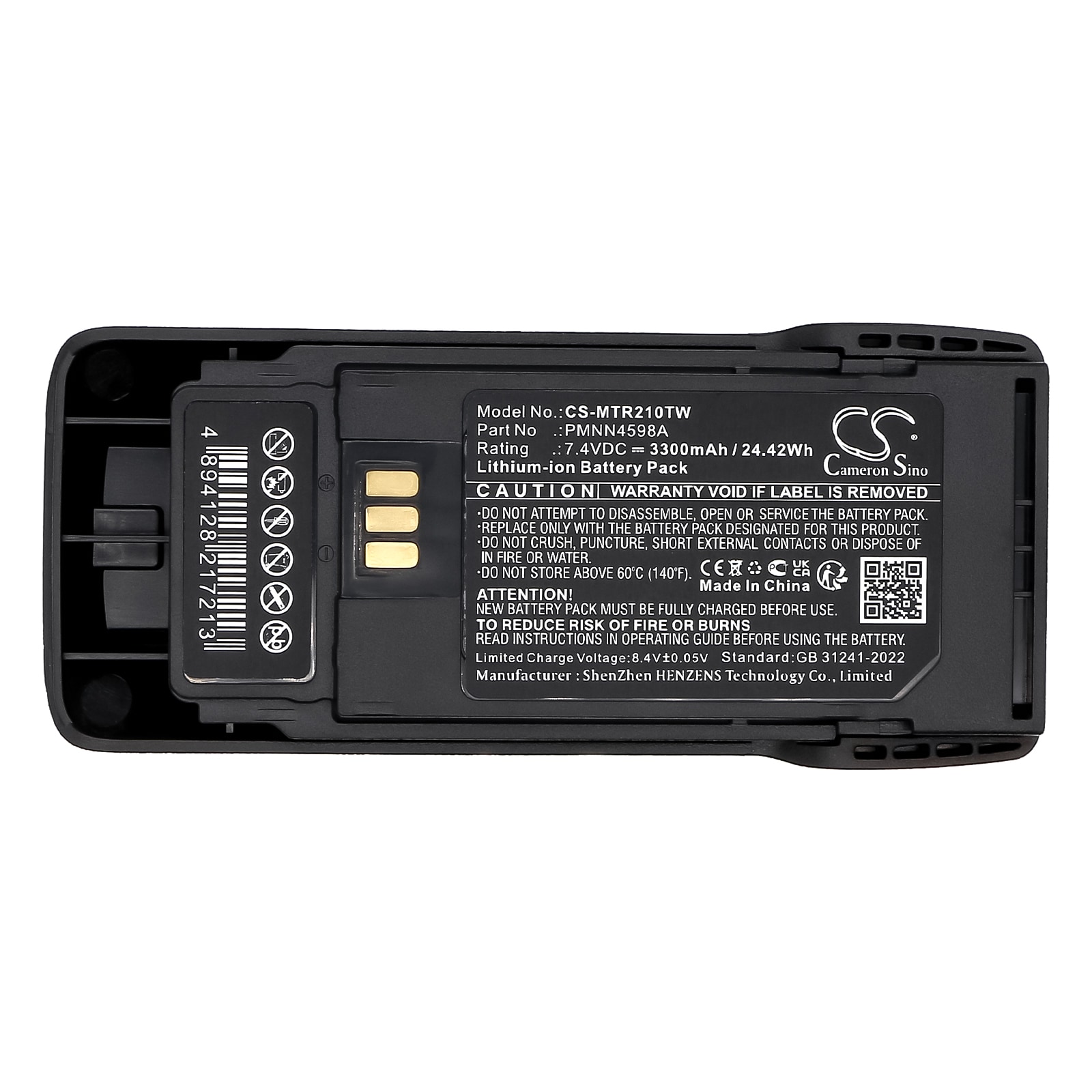 Batteri til toveis radio for Motorola R2