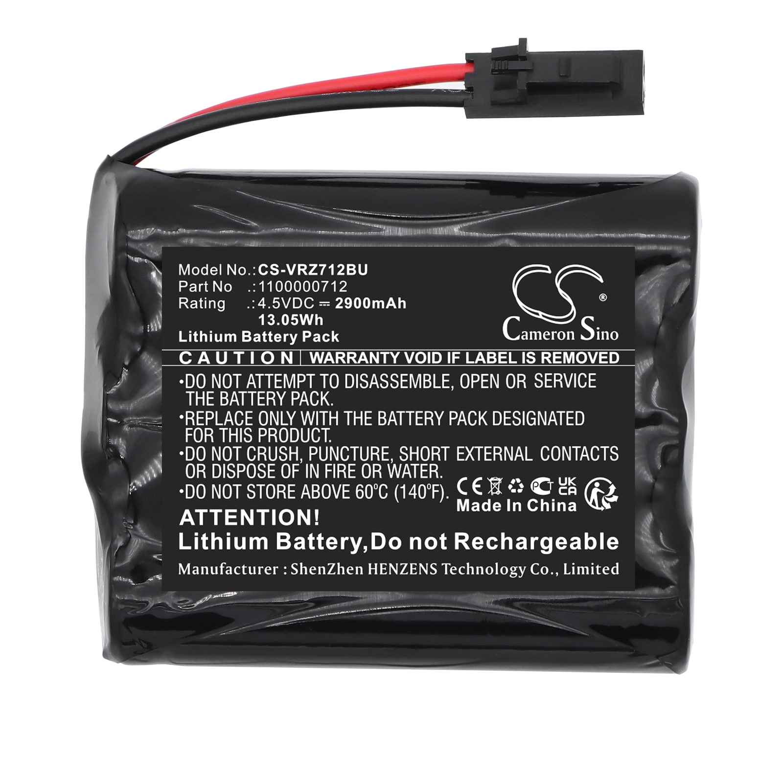 Batteri til RAID-kontroller for Verizon 1100000712