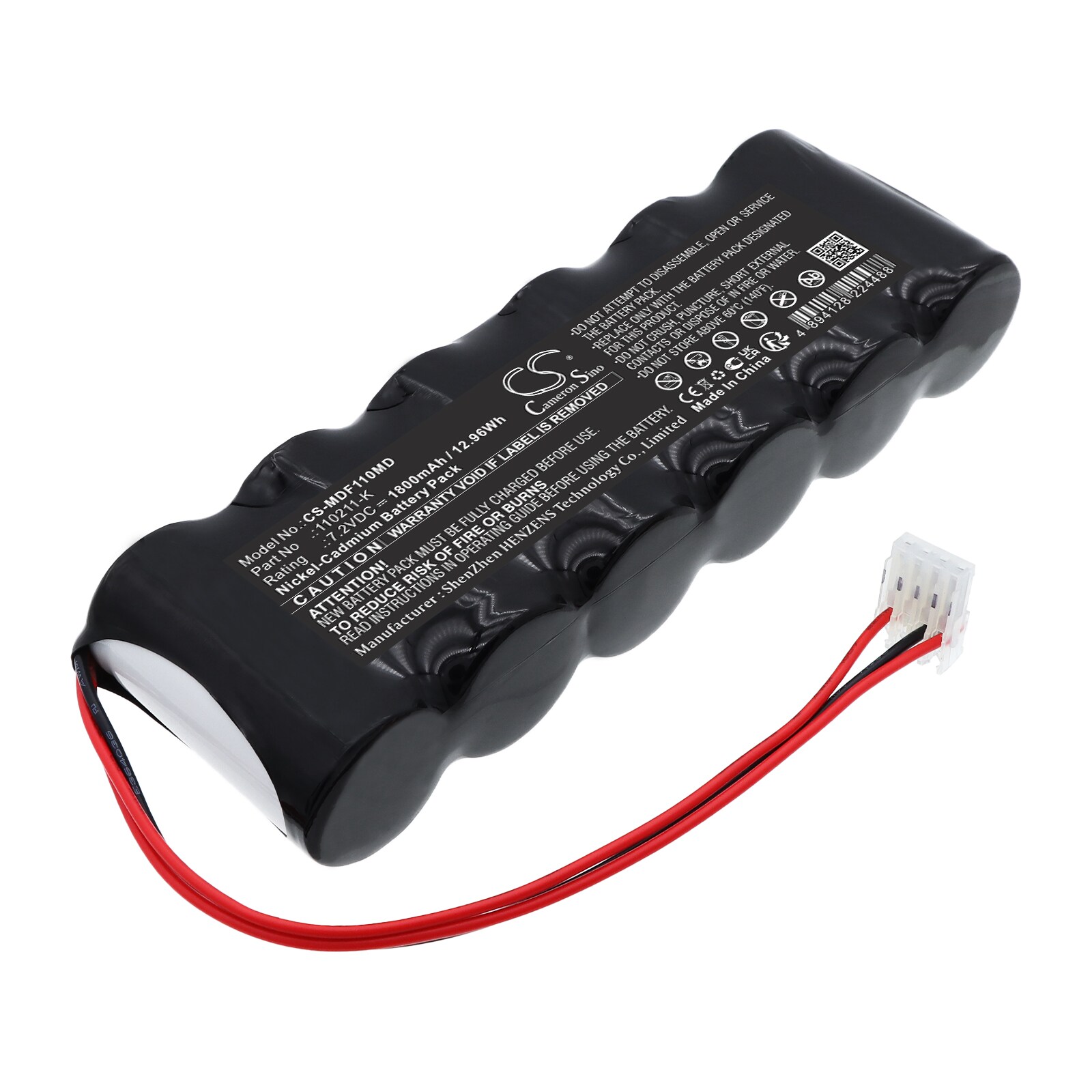 Batteri til Medfusion Infusor 2001 og Infusor 2010-pumpe