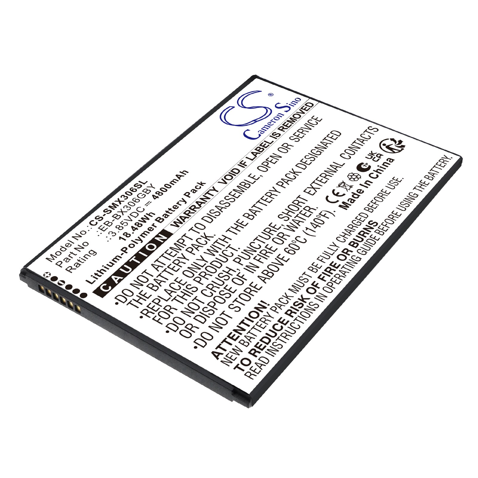 Batteri til nettbrett for Samsung Galaxy Tab Active 5 (WiFi), Galaxy Tab Active 5 5G m.fl.