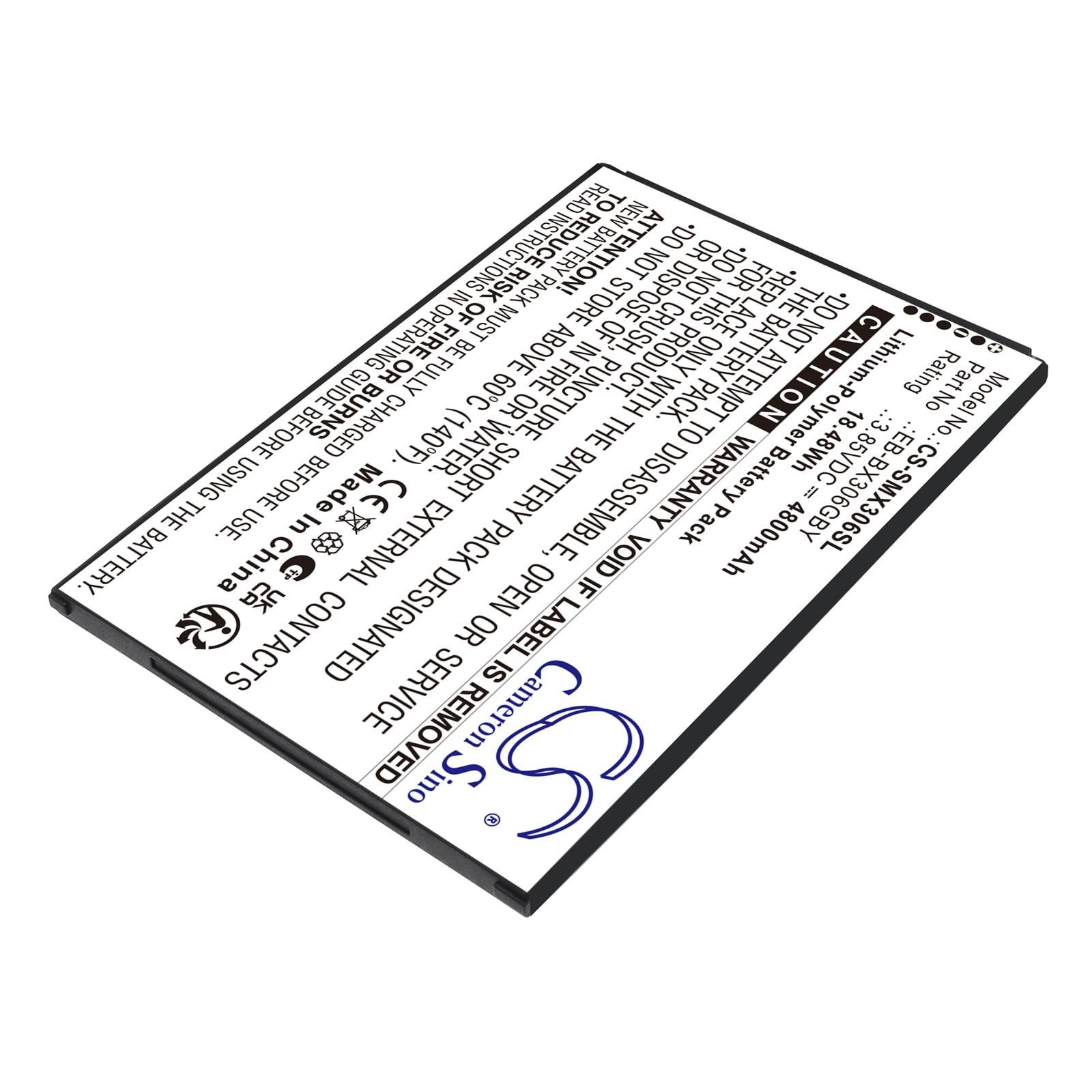 Batteri til nettbrett for Samsung Galaxy Tab Active 5 (WiFi), Galaxy Tab Active 5 5G m.fl.