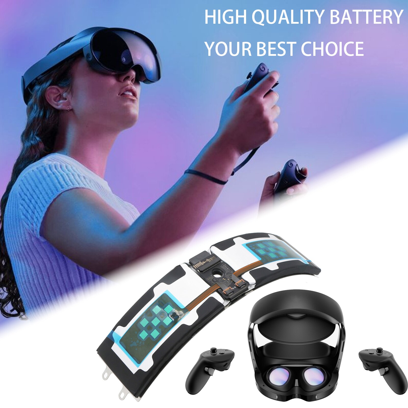 Batteri til VR for Meta Oculus Quest Pro