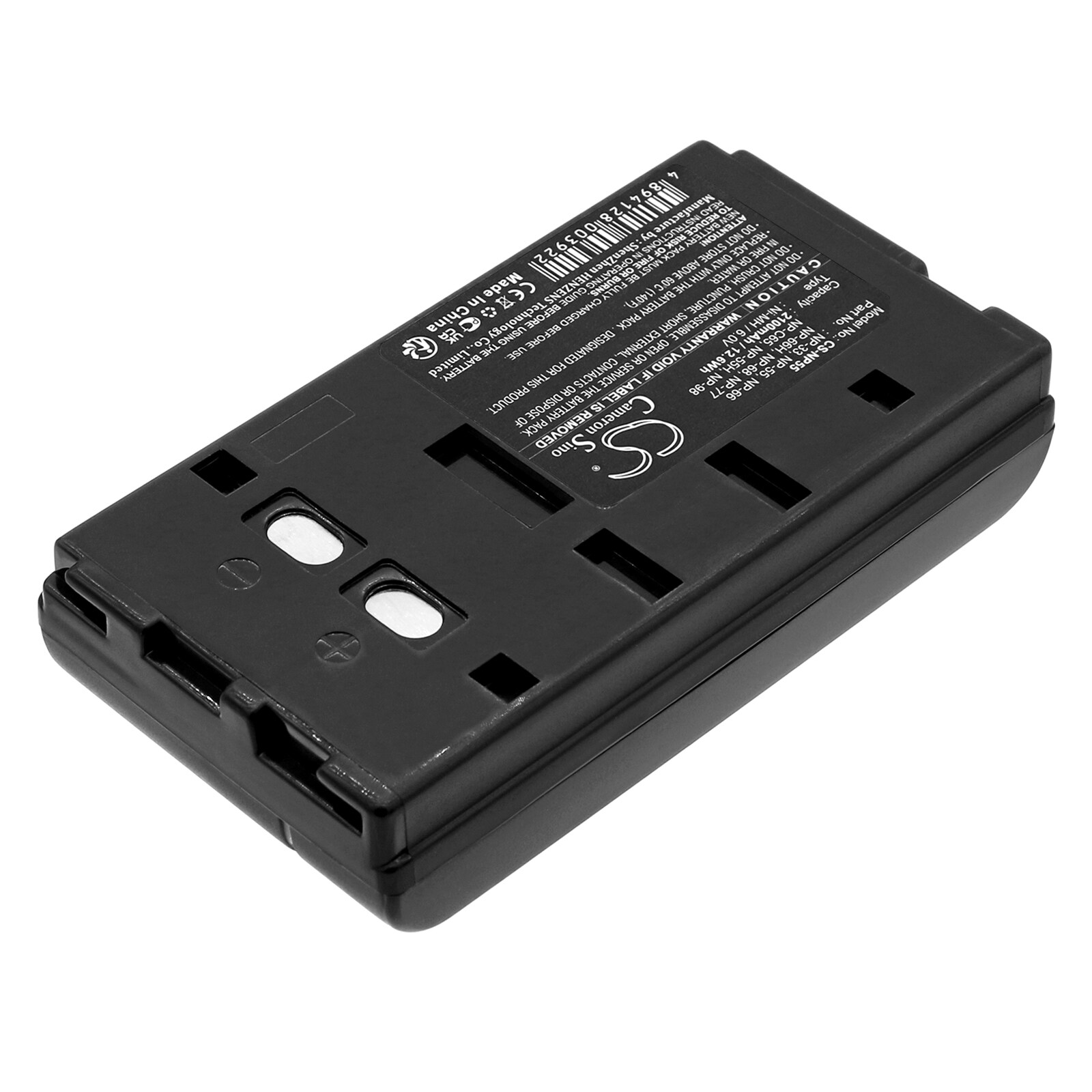 Batteri til kamera for ITT NP-552, NP-554, V8-130 m.fl.