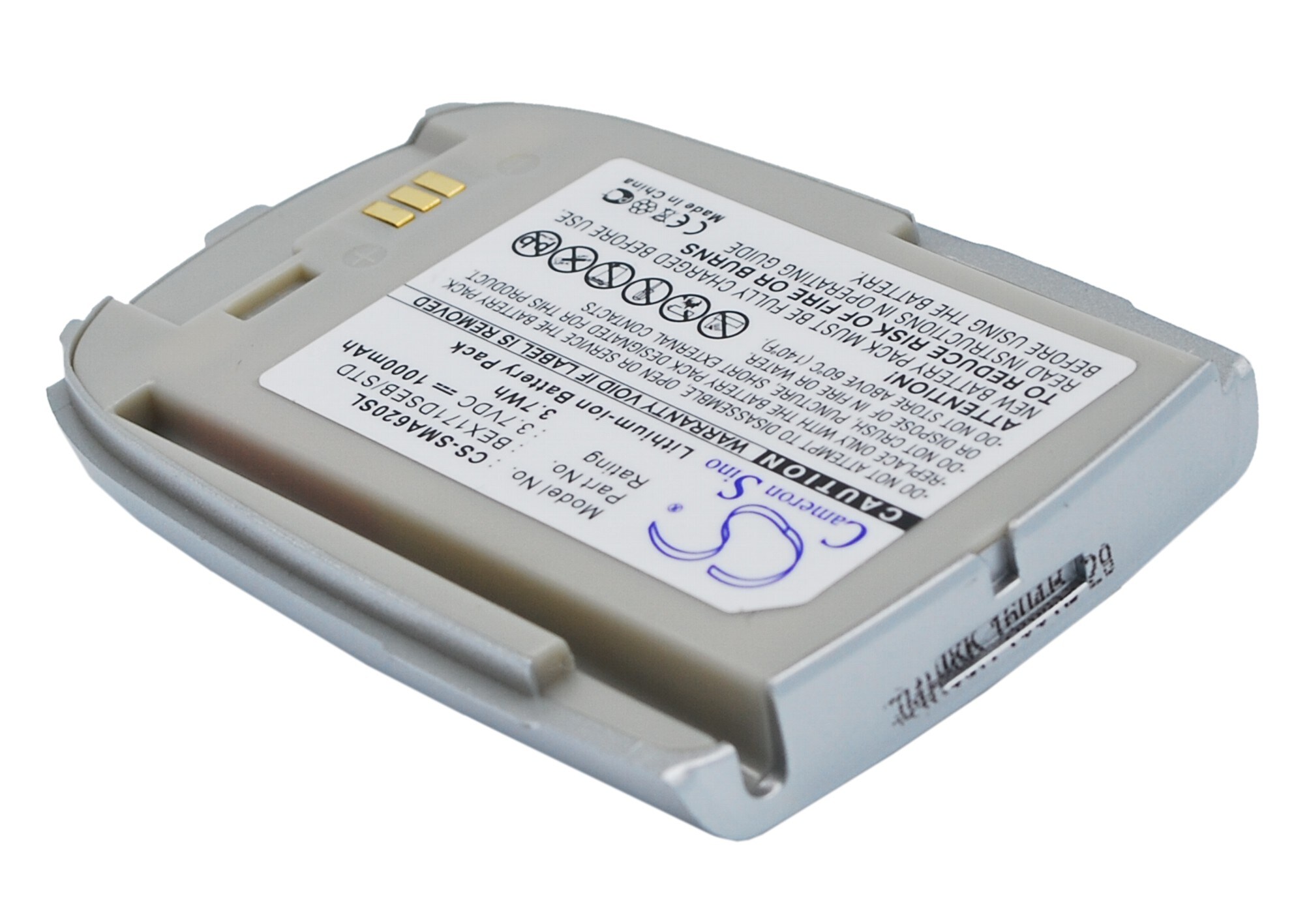 Batteri til mobiltelefon, smarttelefon for Samsung SPH-A620, VAG-1000