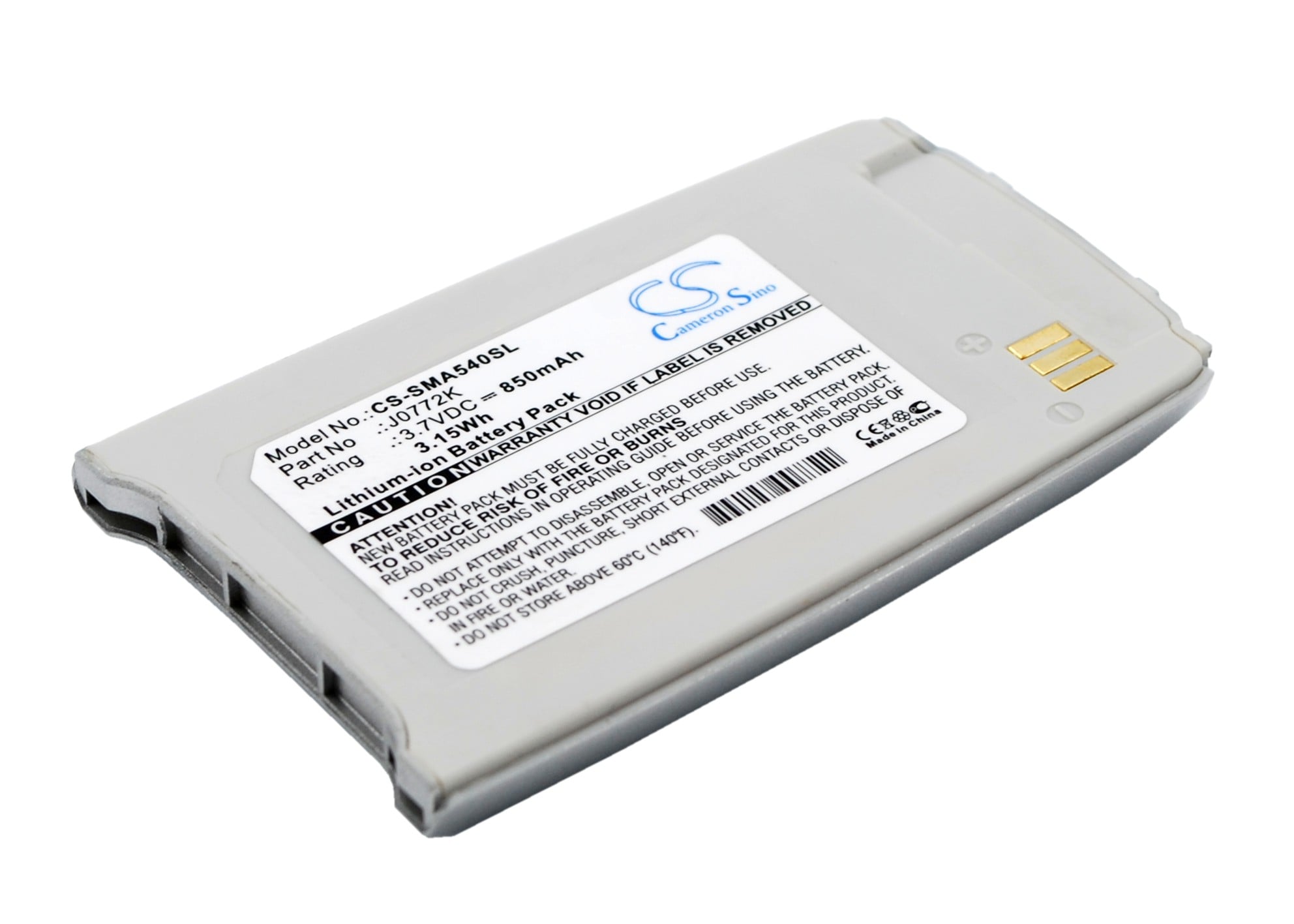 Batteri til mobiltelefon, smarttelefon for Samsung SPH-A540