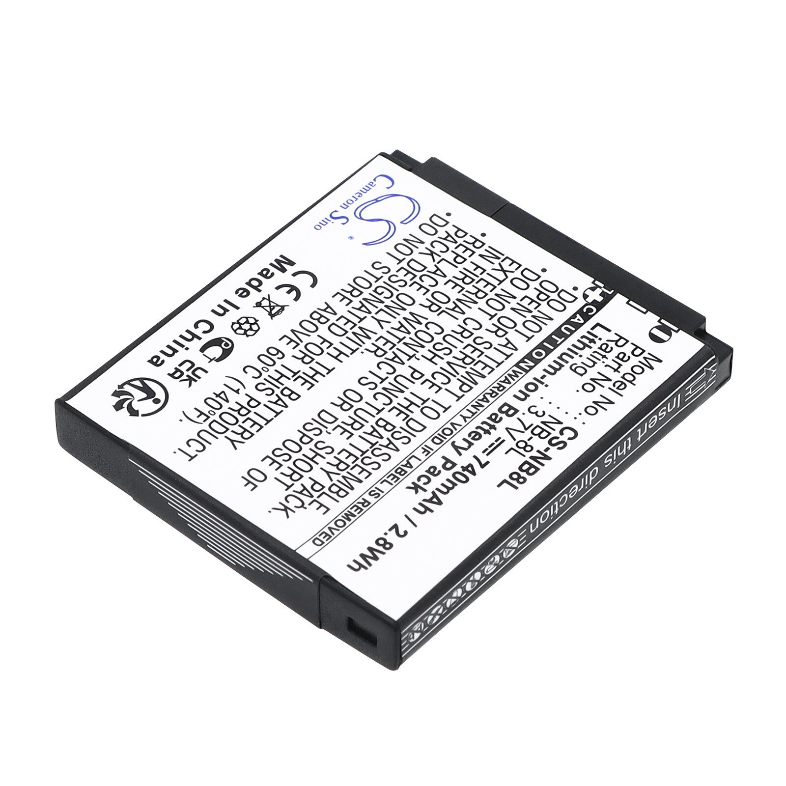 Batteri til kamera for Canon PowerShot A3000, PowerShot A3000 IS, PowerShot A3100 m.fl.