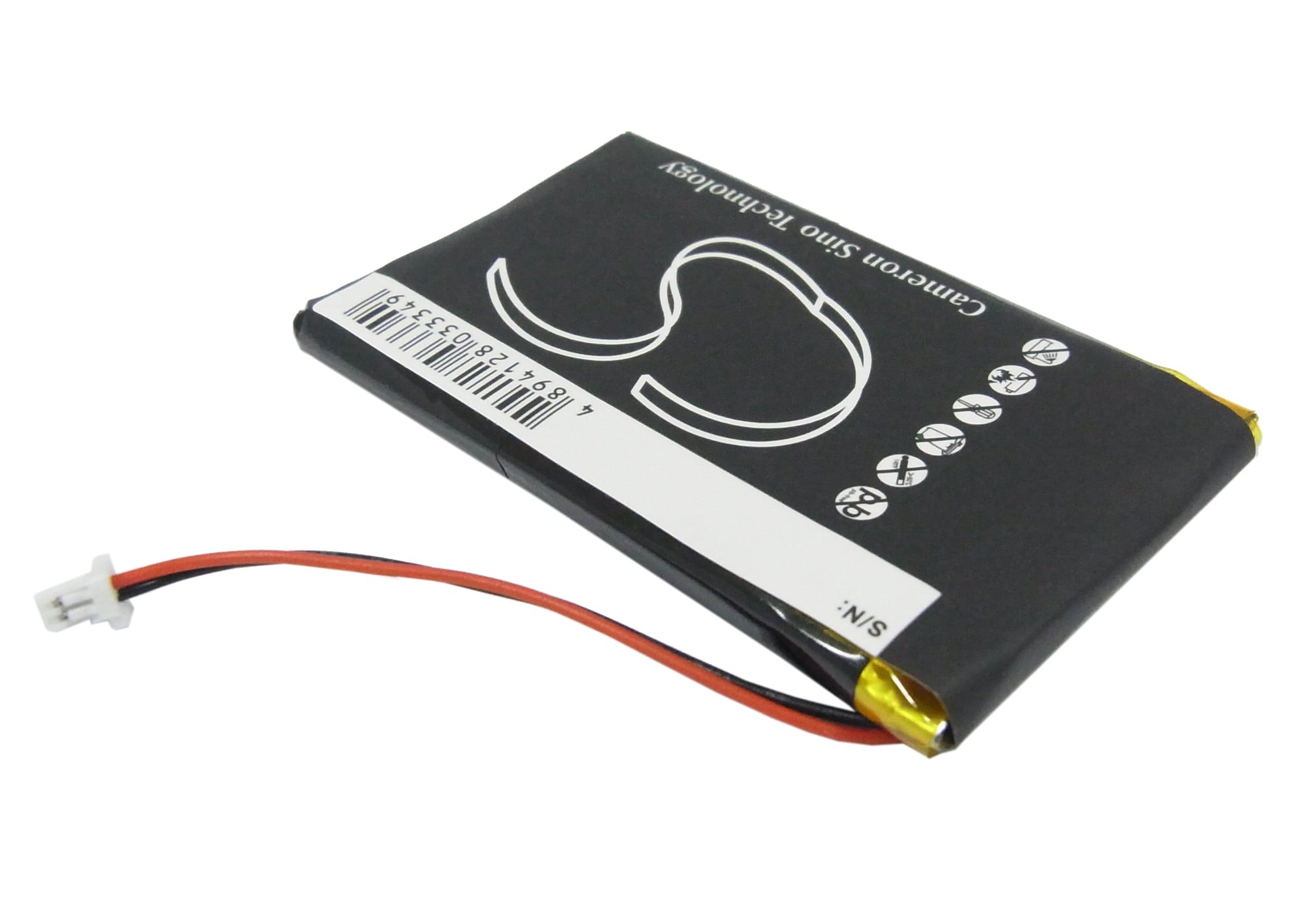 Batteri til GPS, navigasjonssystem for NavGear StreetMate GP-43