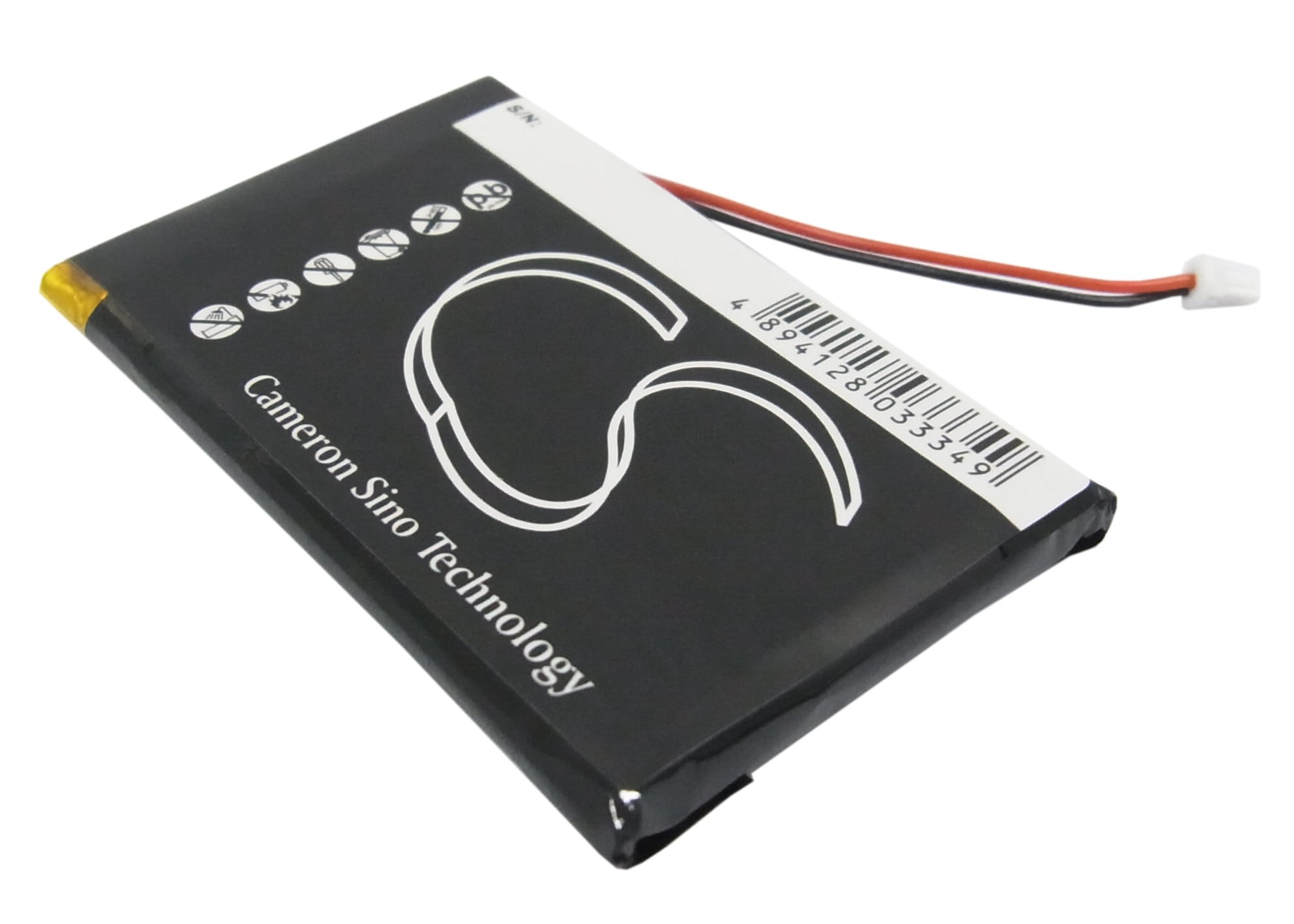 Batteri til GPS, navigasjonssystem for NavGear StreetMate GP-43