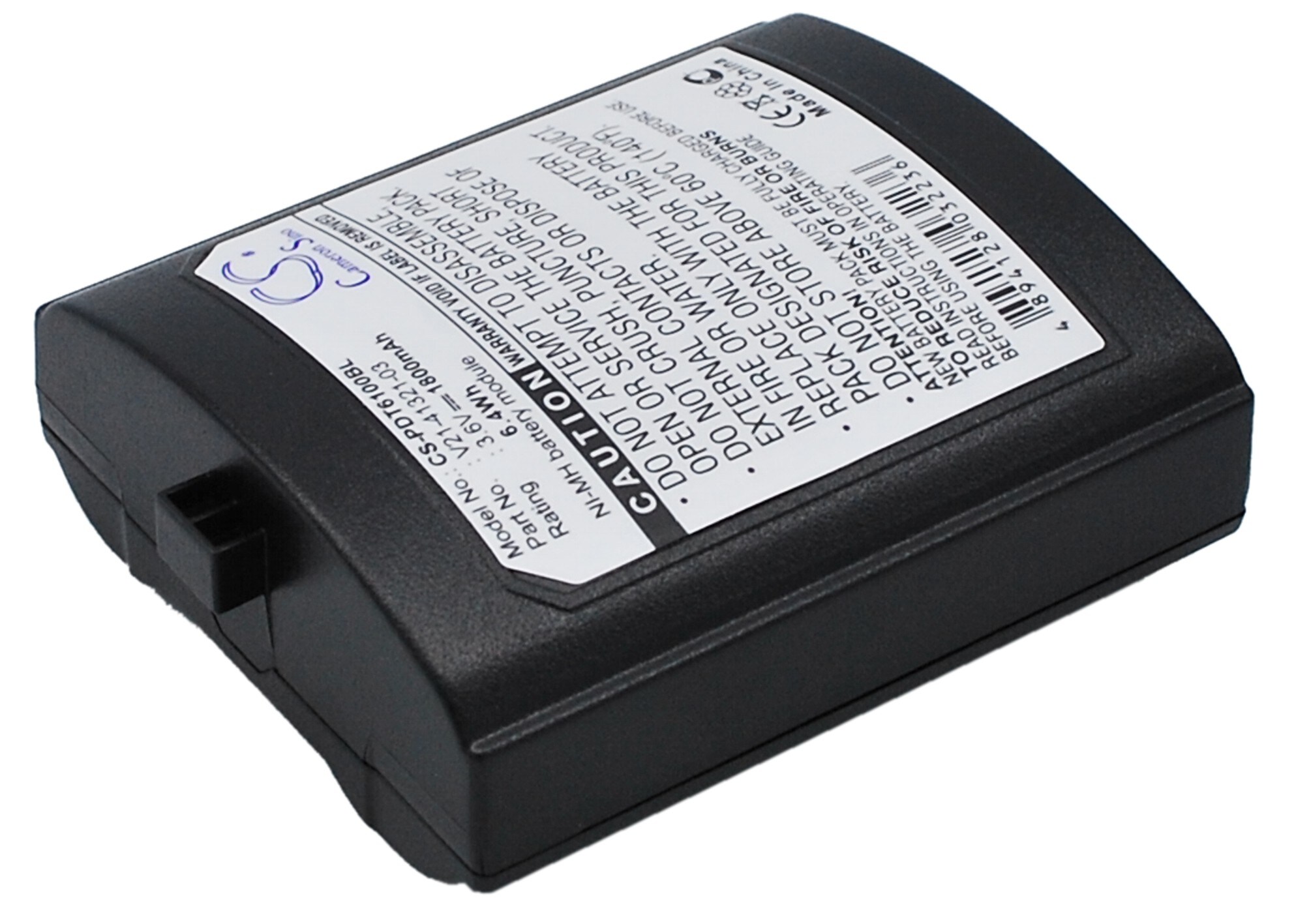 Batteri til strekkodeleser for Symbol PDT6100, PDT6140, PDT6142 m.fl.