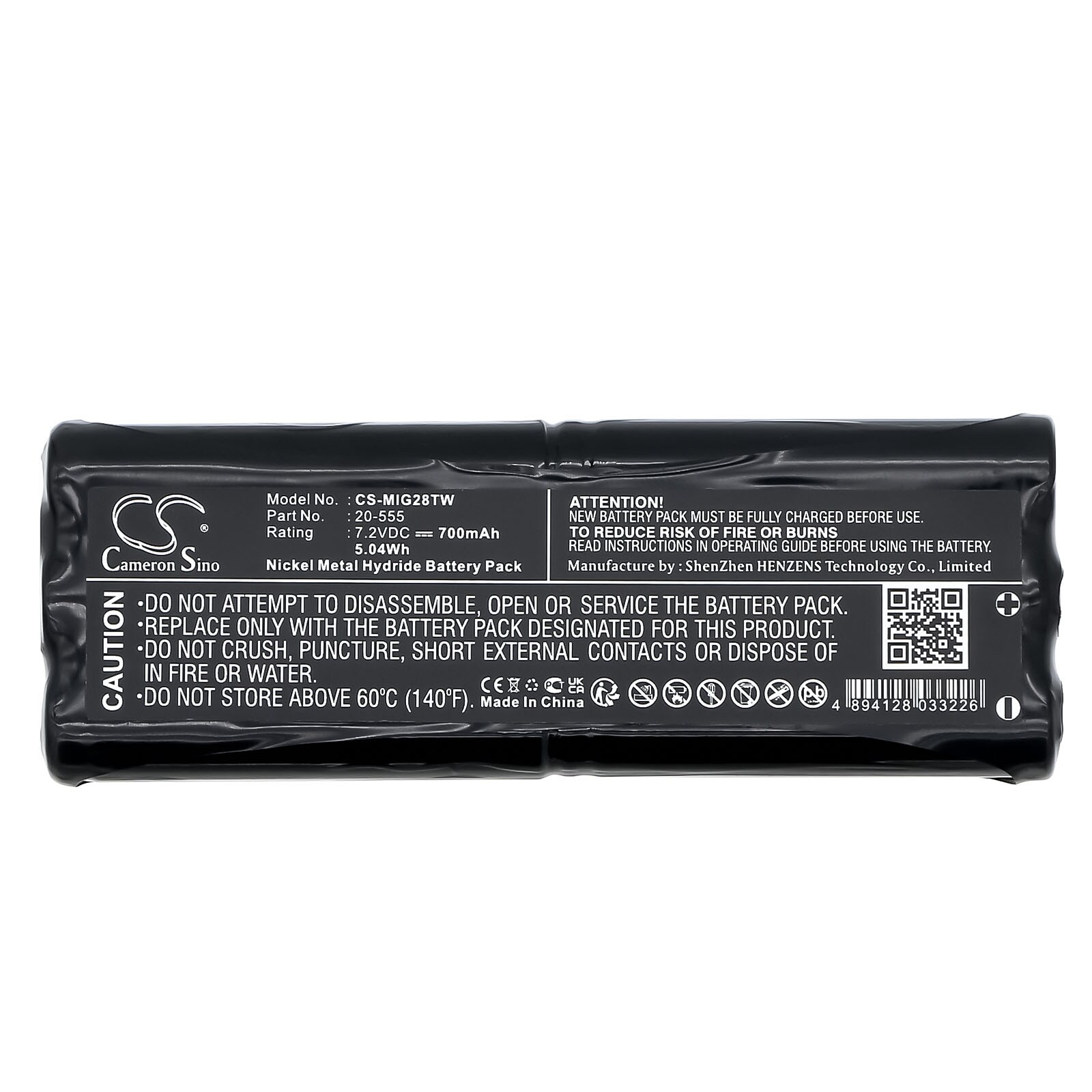 Batteri til toveis radio for Midland G-28, G-30