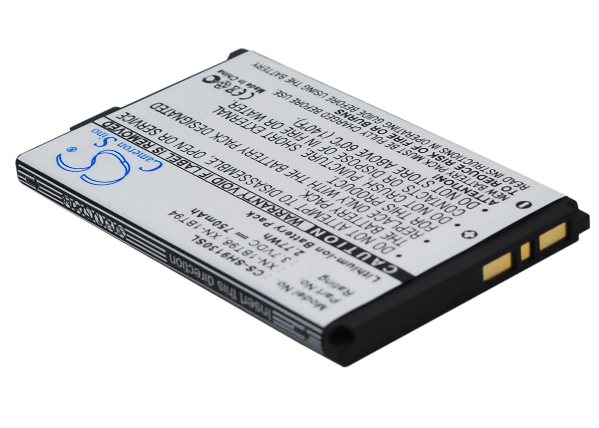 Batteri til mobiltelefon, smarttelefon for Sharp SHA 9130, SHA 9120, SH9120C m.fl.