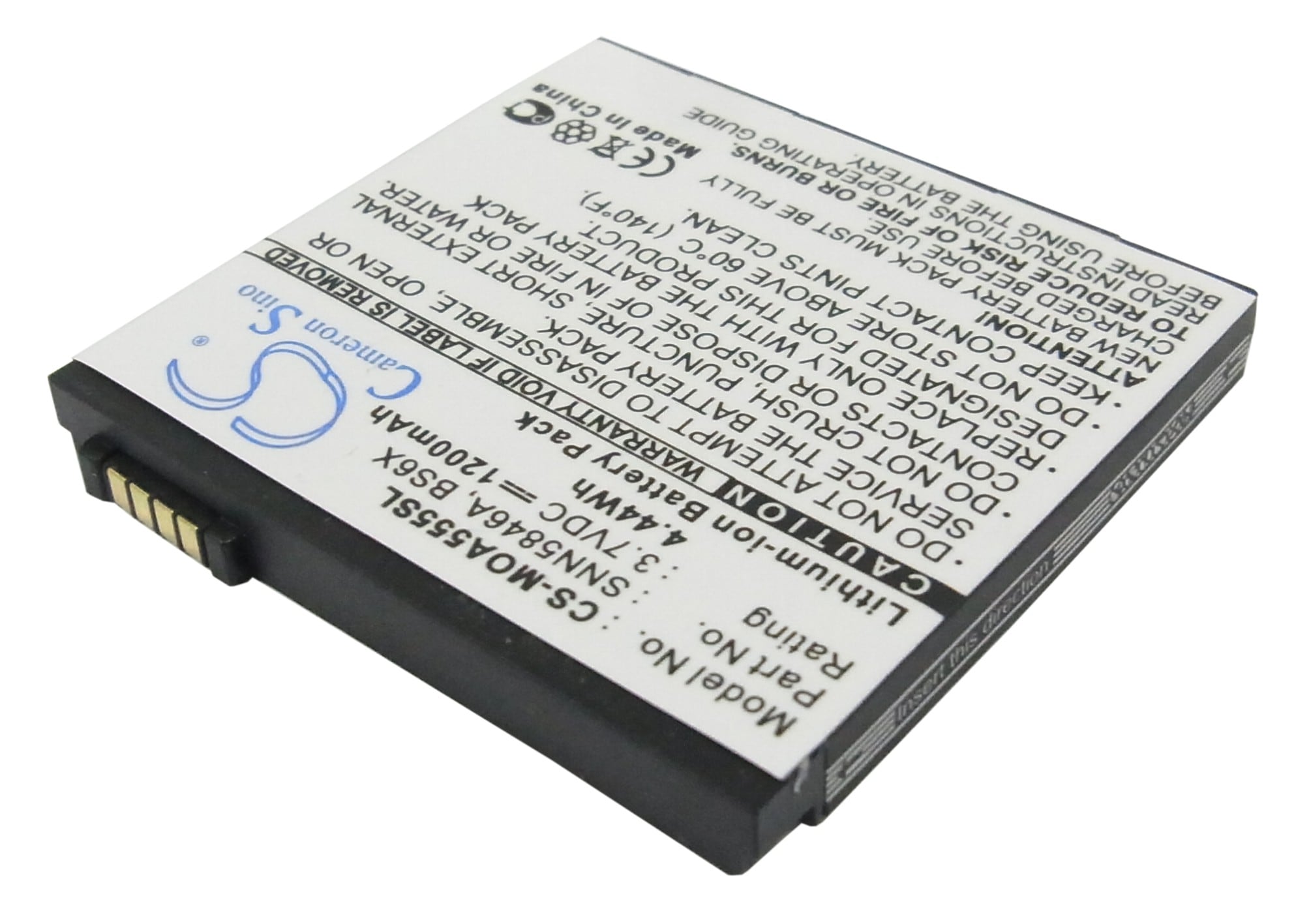 Batteri til mobiltelefon, smarttelefon for Motorola Devour A555, Calgary, XT800 m.fl.
