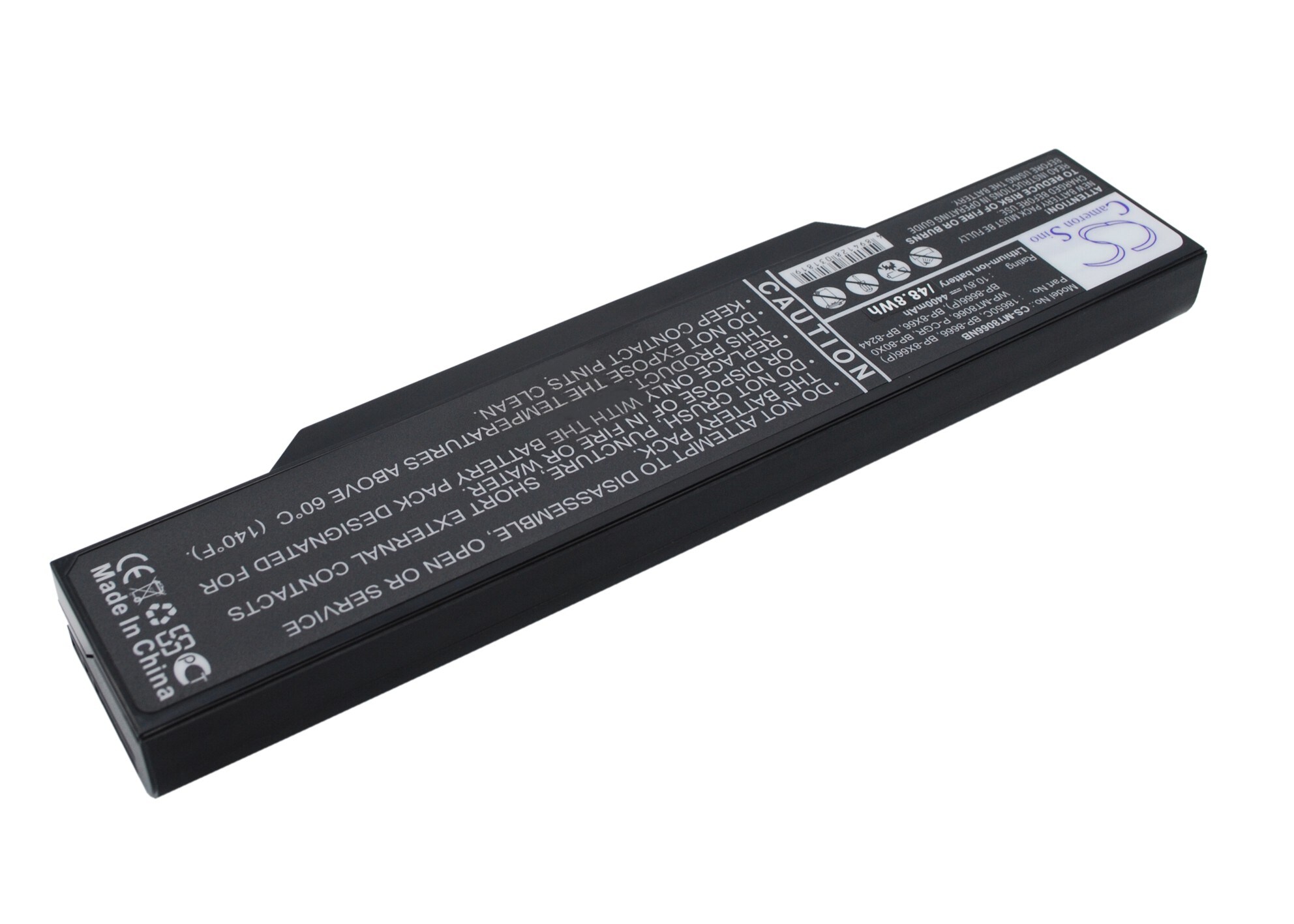 Batteri til bærbar PC, Notatbok for Mitac MiNote 8066, MiNote 8666, MiNote 8224
