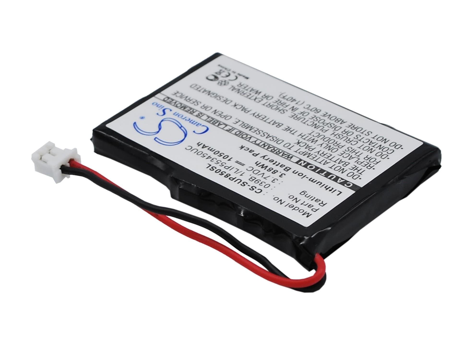 Batteri til GPS, navigasjonssystem for Sureshotgps 8800, 8850, 1110-1