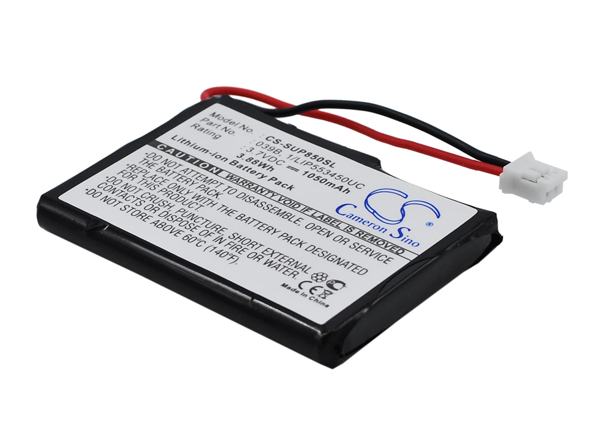 Batteri til GPS, navigasjonssystem for Sureshotgps 8800, 8850, 1110-1