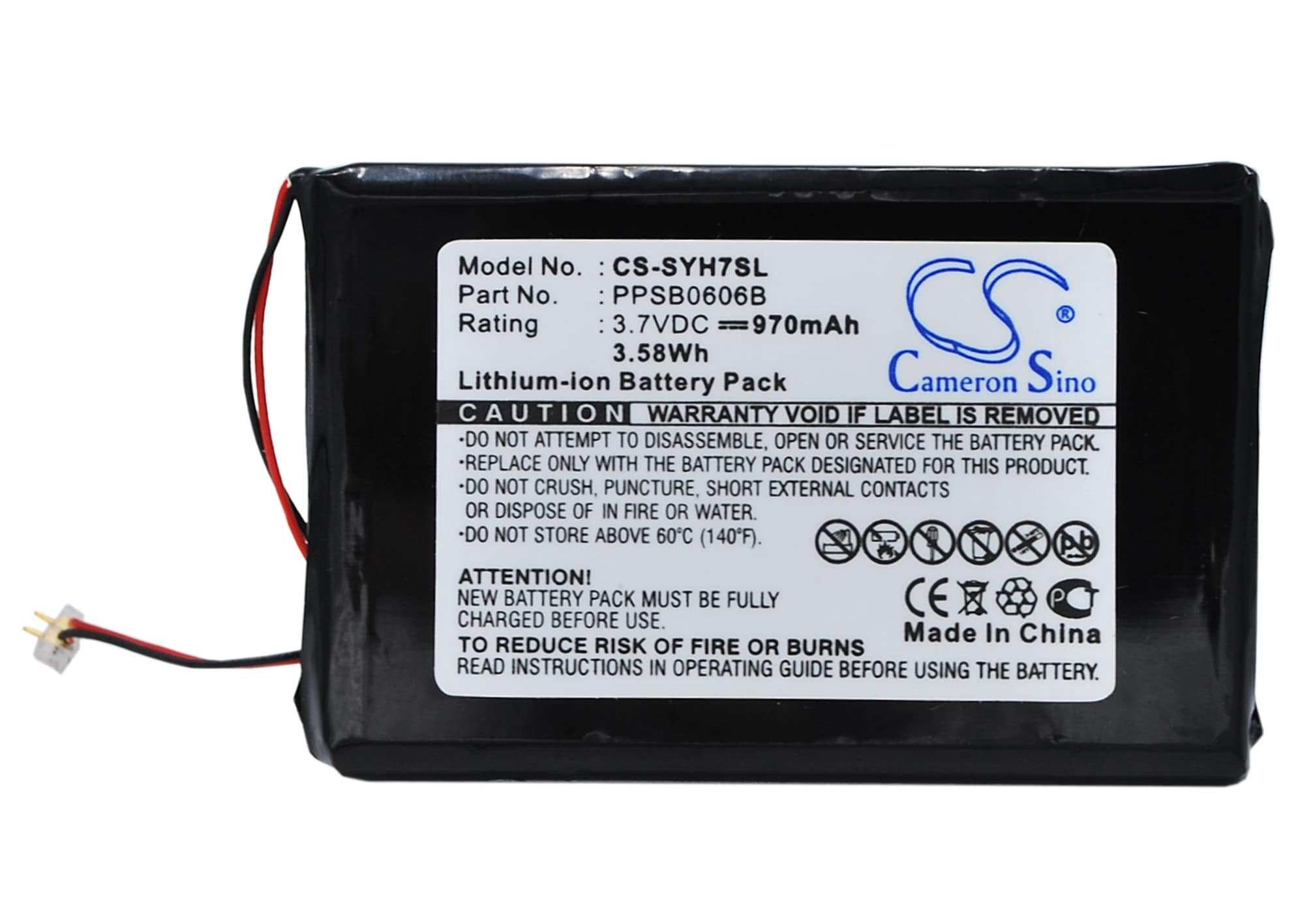 Batteri til mediespiller for Samsung YP-YH7