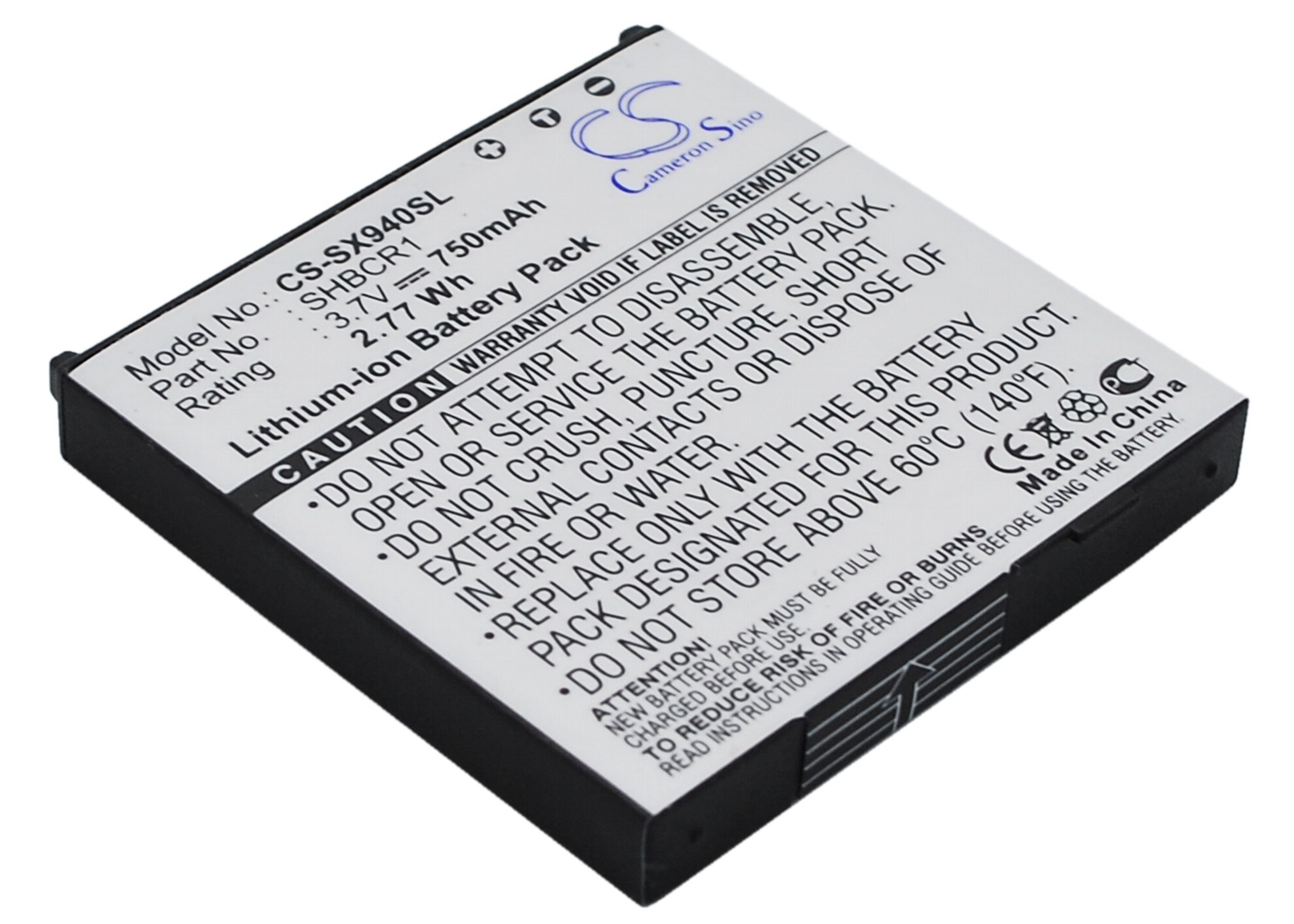Batteri til mobiltelefon, smarttelefon for SoftBank 940SH, DM005SH, 942SH m.fl.