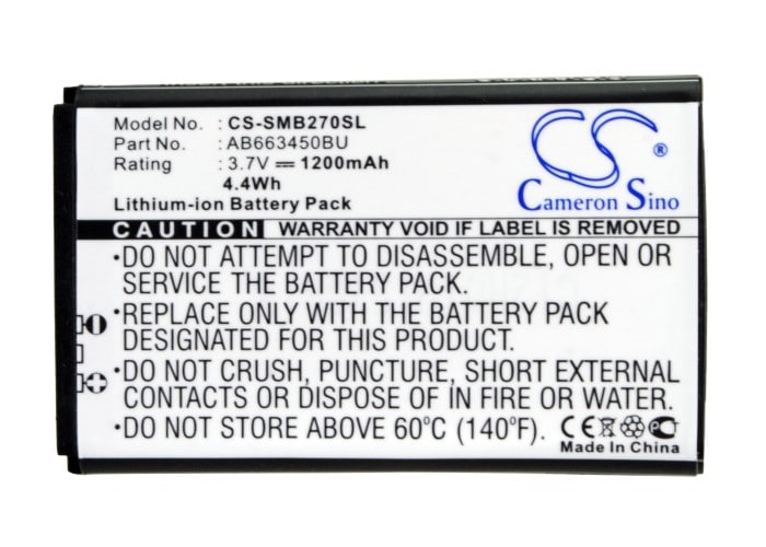 Batteri til mobiltelefon, smarttelefon for Samsung GT-B2700, B2700