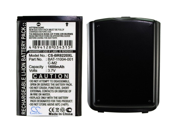 Batteri til mobiltelefon, smarttelefon for BlackBerry Pearl Flip 8220, Pearl 8220