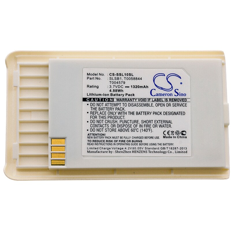 Batteri til DAB Digital for Sirius Stiletto SL10, SL100, Stiletto 10 (SL10PK1) m.fl.