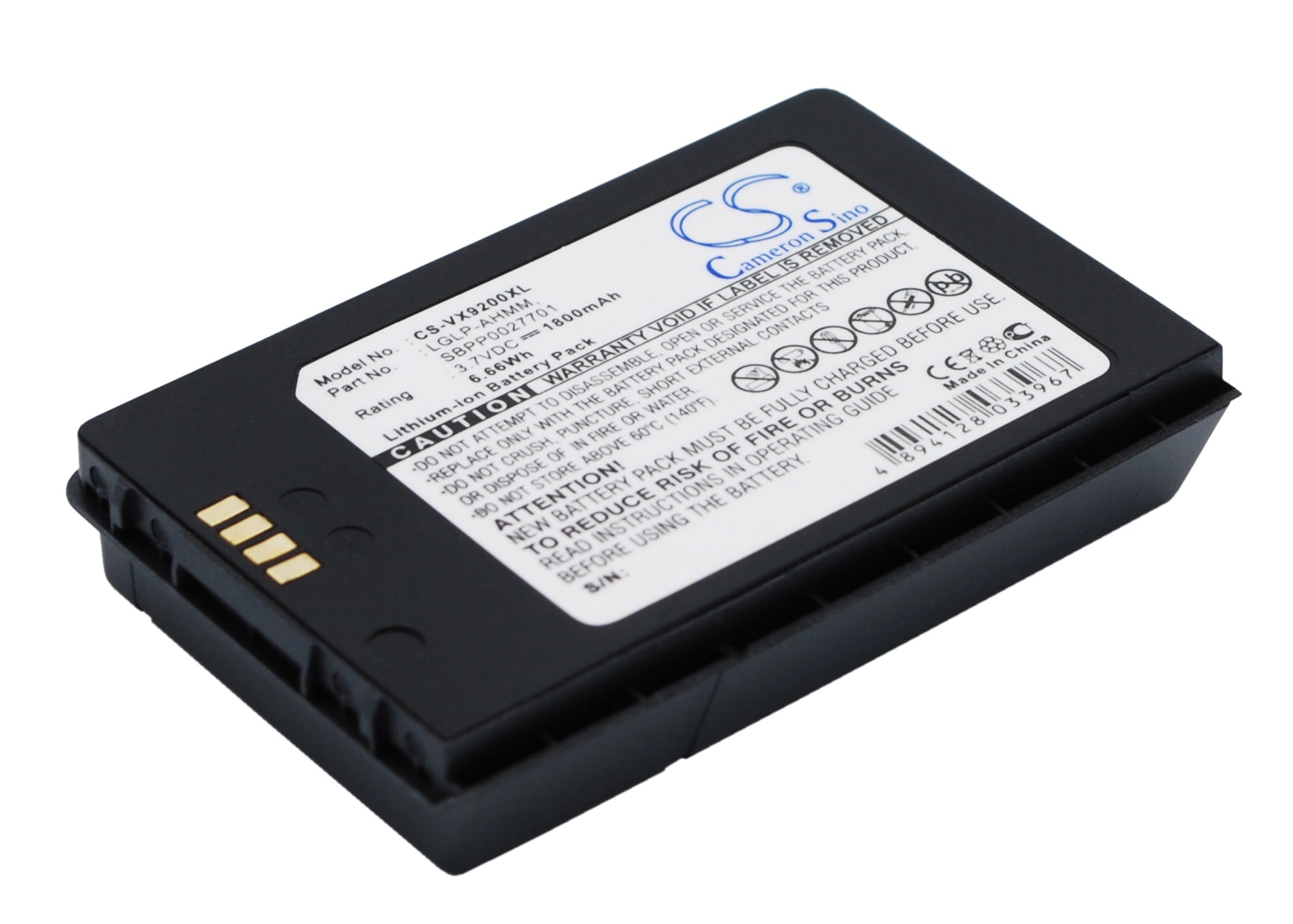 Batteri til mobiltelefon, smarttelefon for LG VX9200