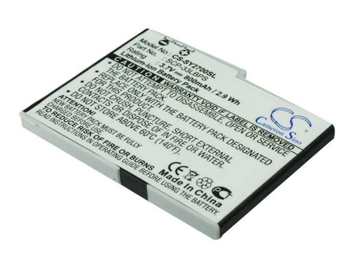 Batteri til mobiltelefon, smarttelefon for Sanyo SCP-2700, Vero, SCP-3820 m.fl.