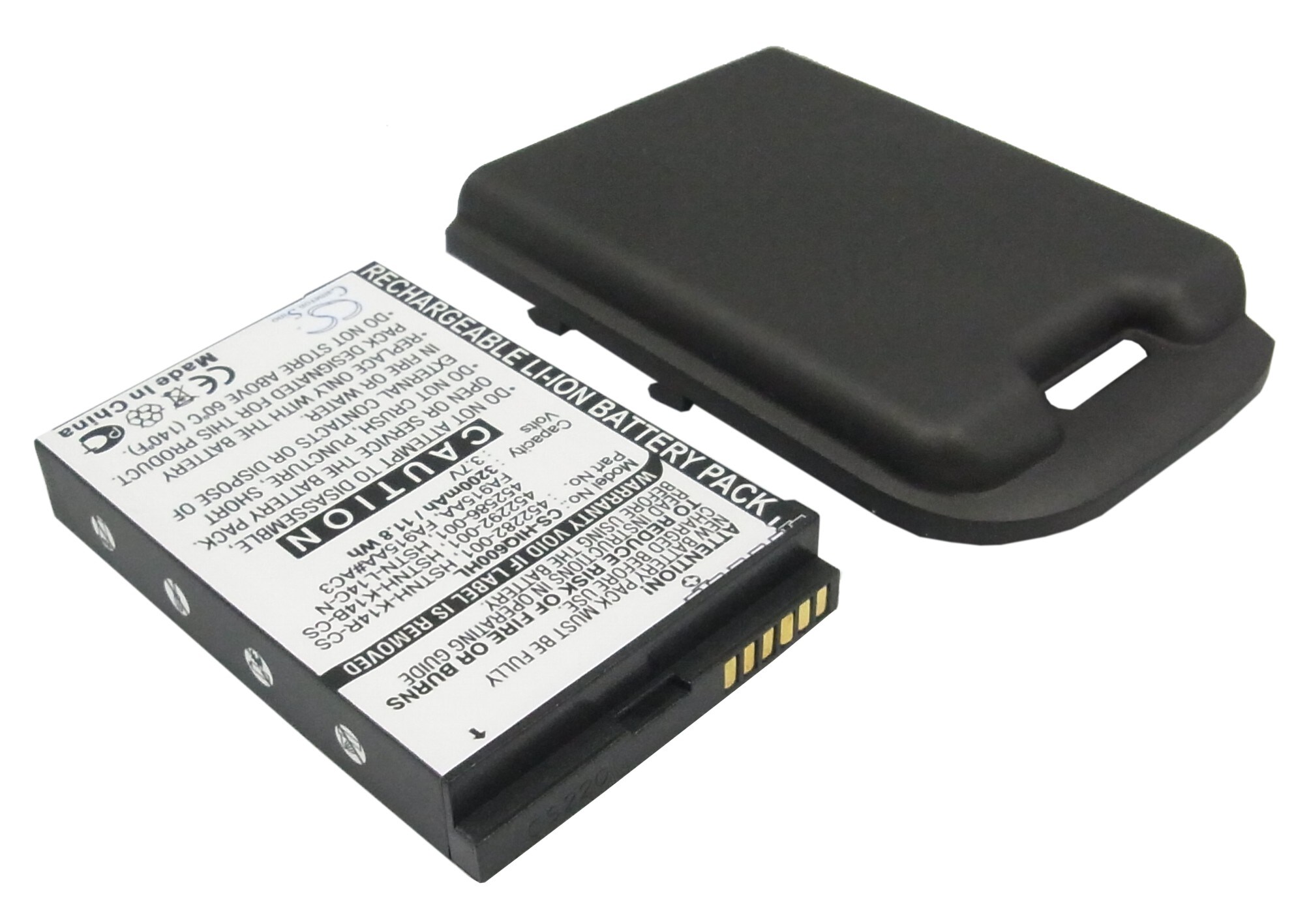 Batteri til mobiltelefon, smarttelefon for HP iPAQ 600, iPAQ 610, iPAQ 610c m.fl.